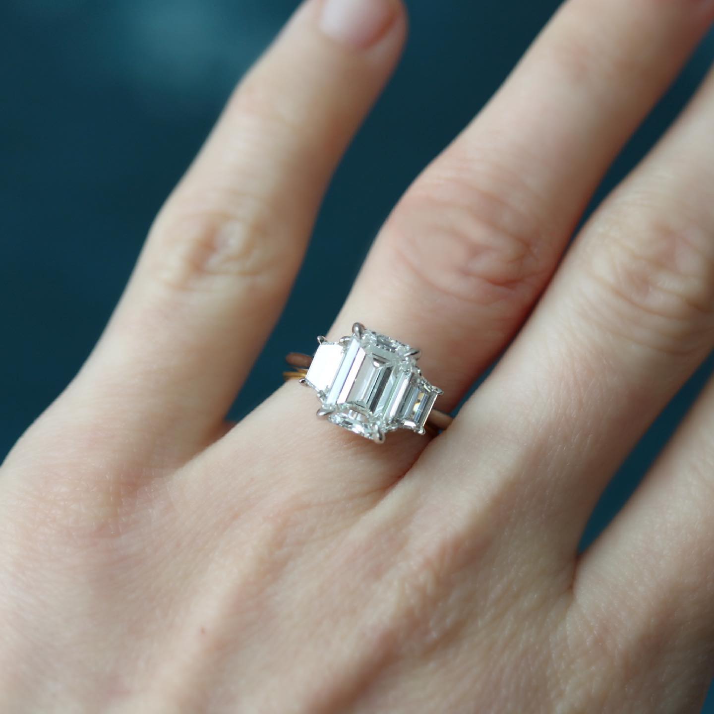 Marquise shape diamond Wedding ring 
