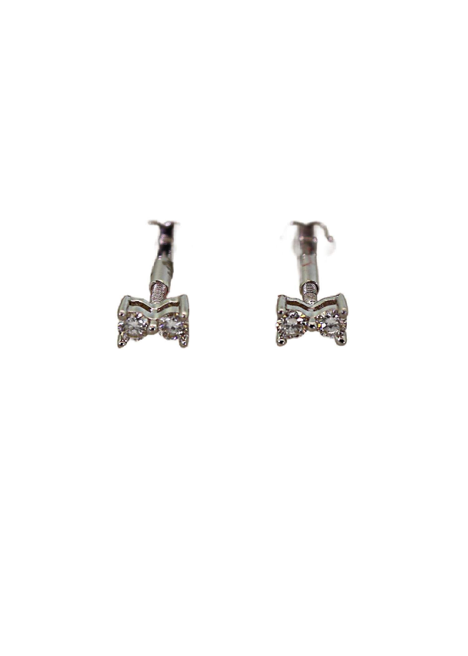 Flat Back Diamond Earring