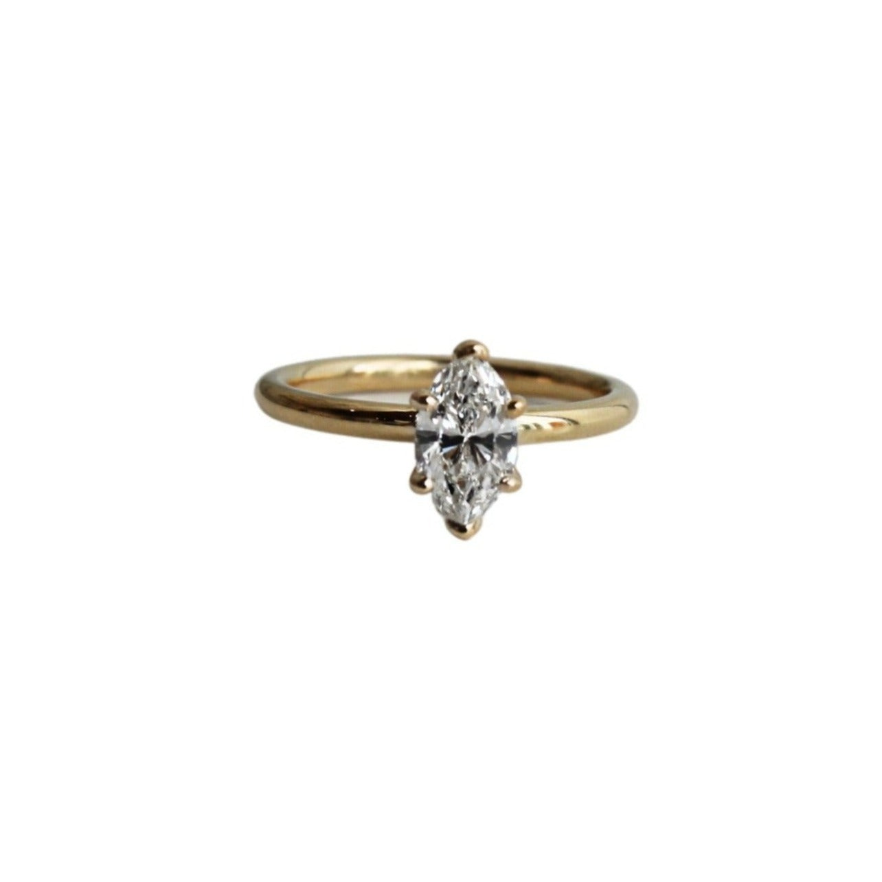 Marquise Diamond Engagement Ring