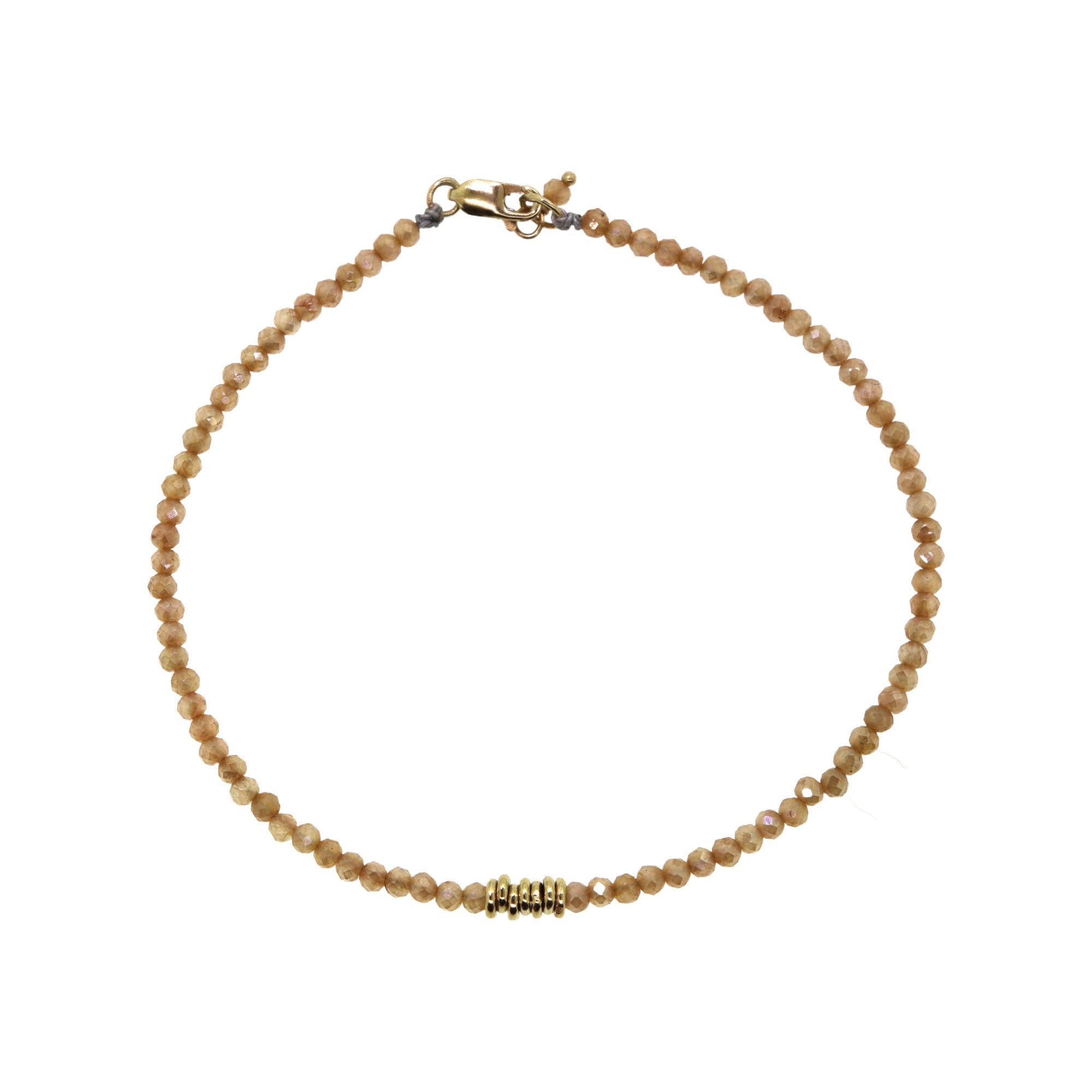 Light Brown Sapphire Bracelet