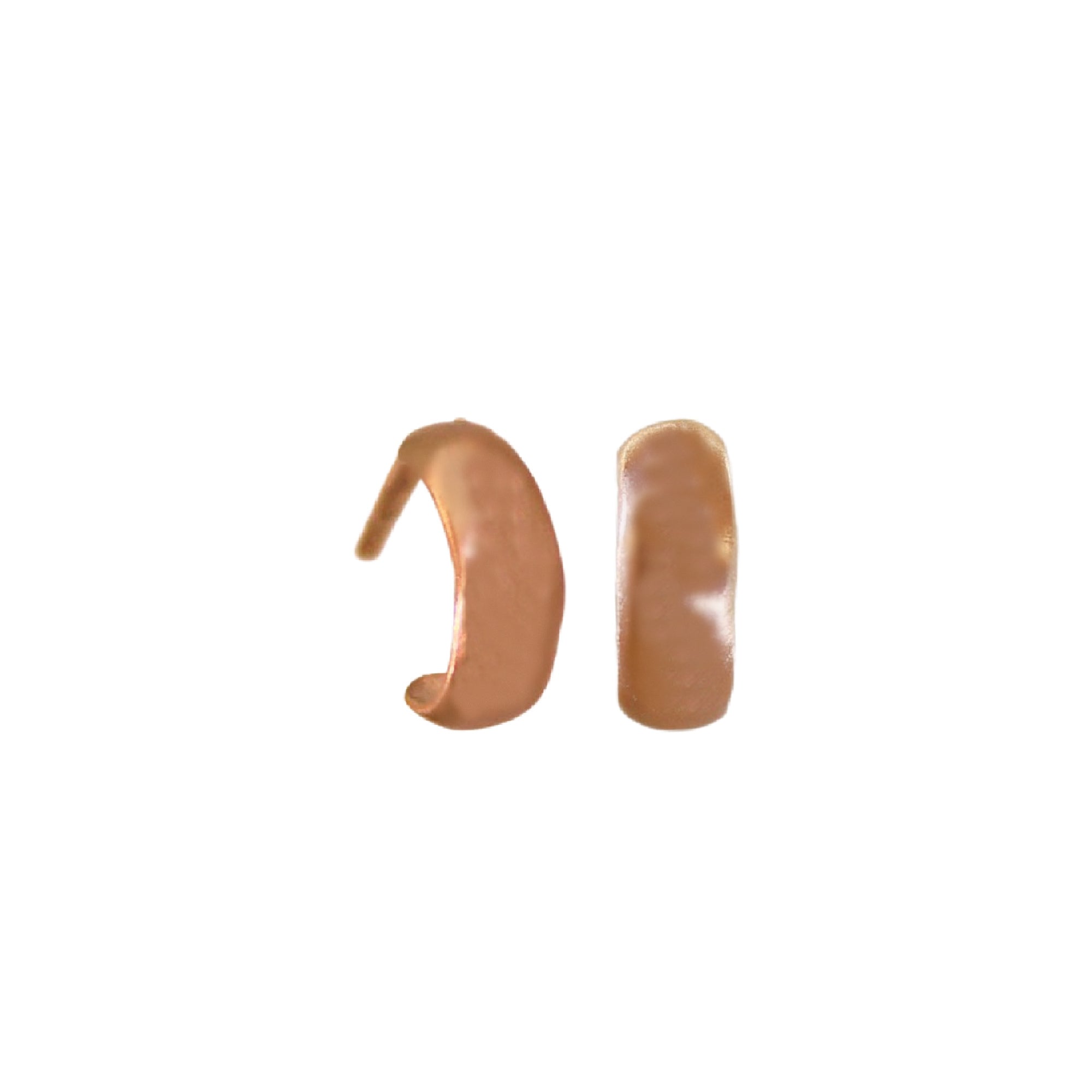 Mini Rose Gold Cuff Hoops
