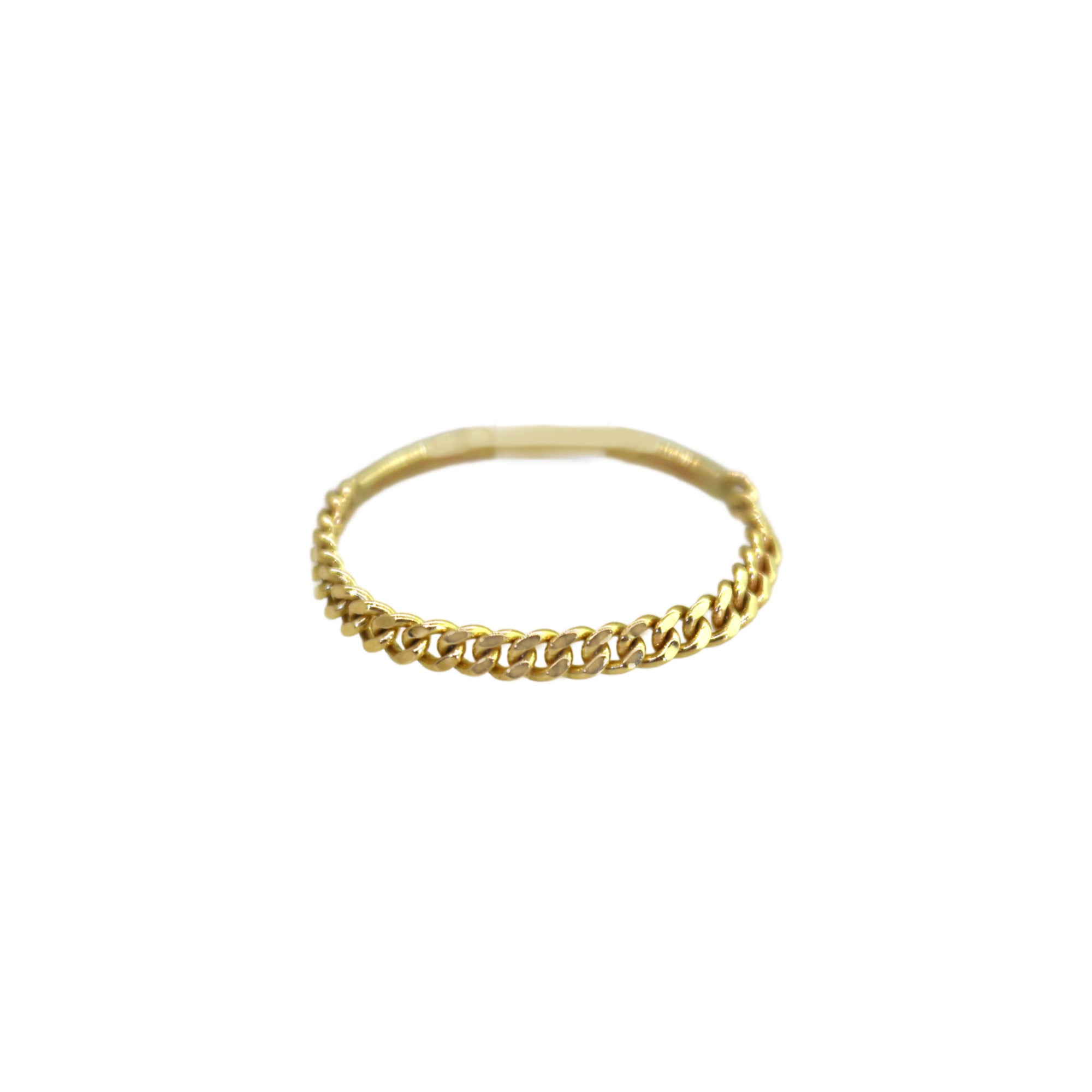 Cuban Chain & Gold Ring