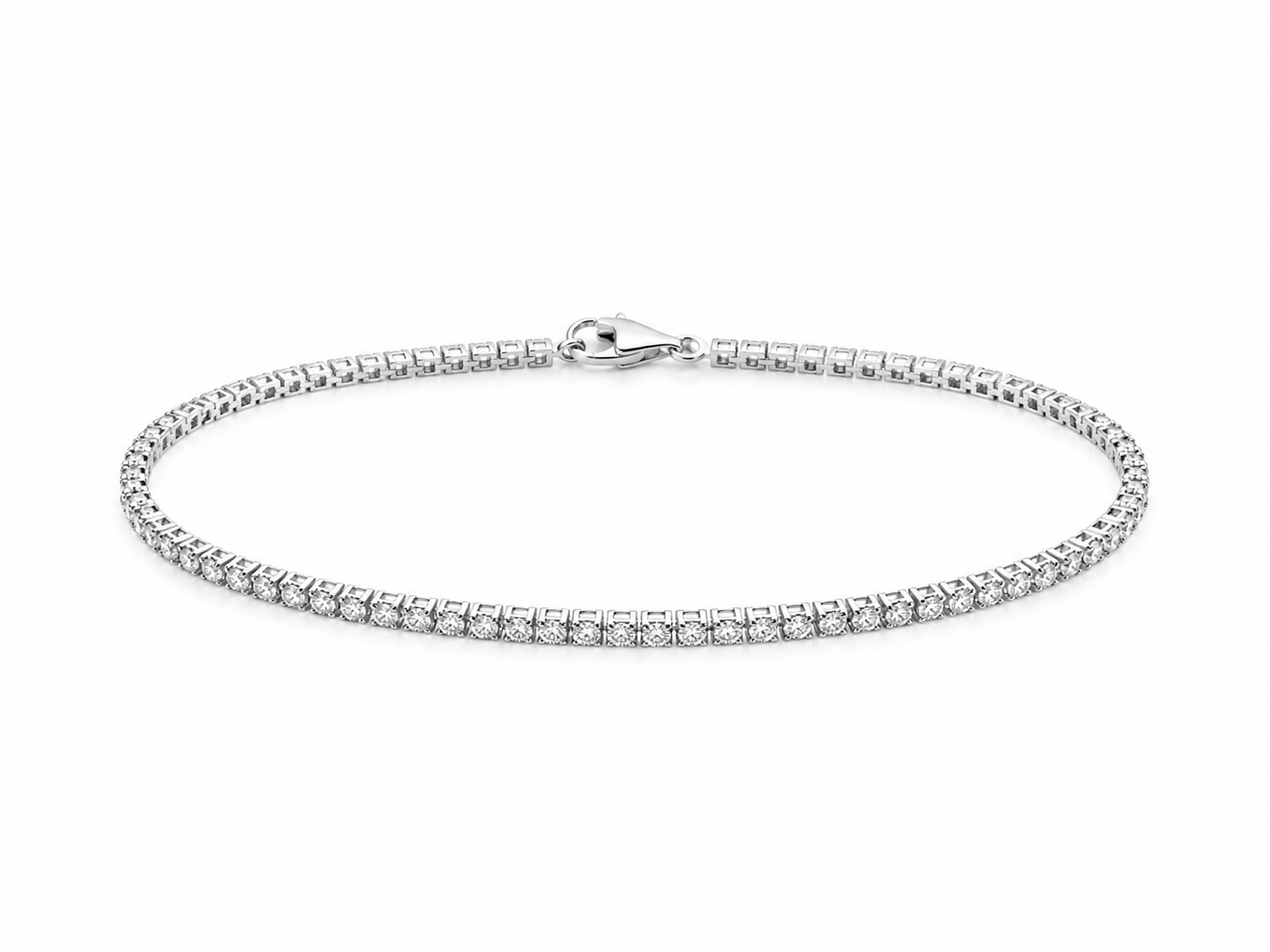 White Gold Classic Diamond Bracelet