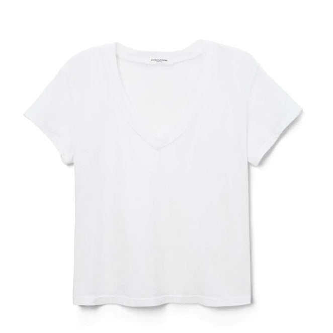 Perfect White Tee V-Neck "HENDRIX"