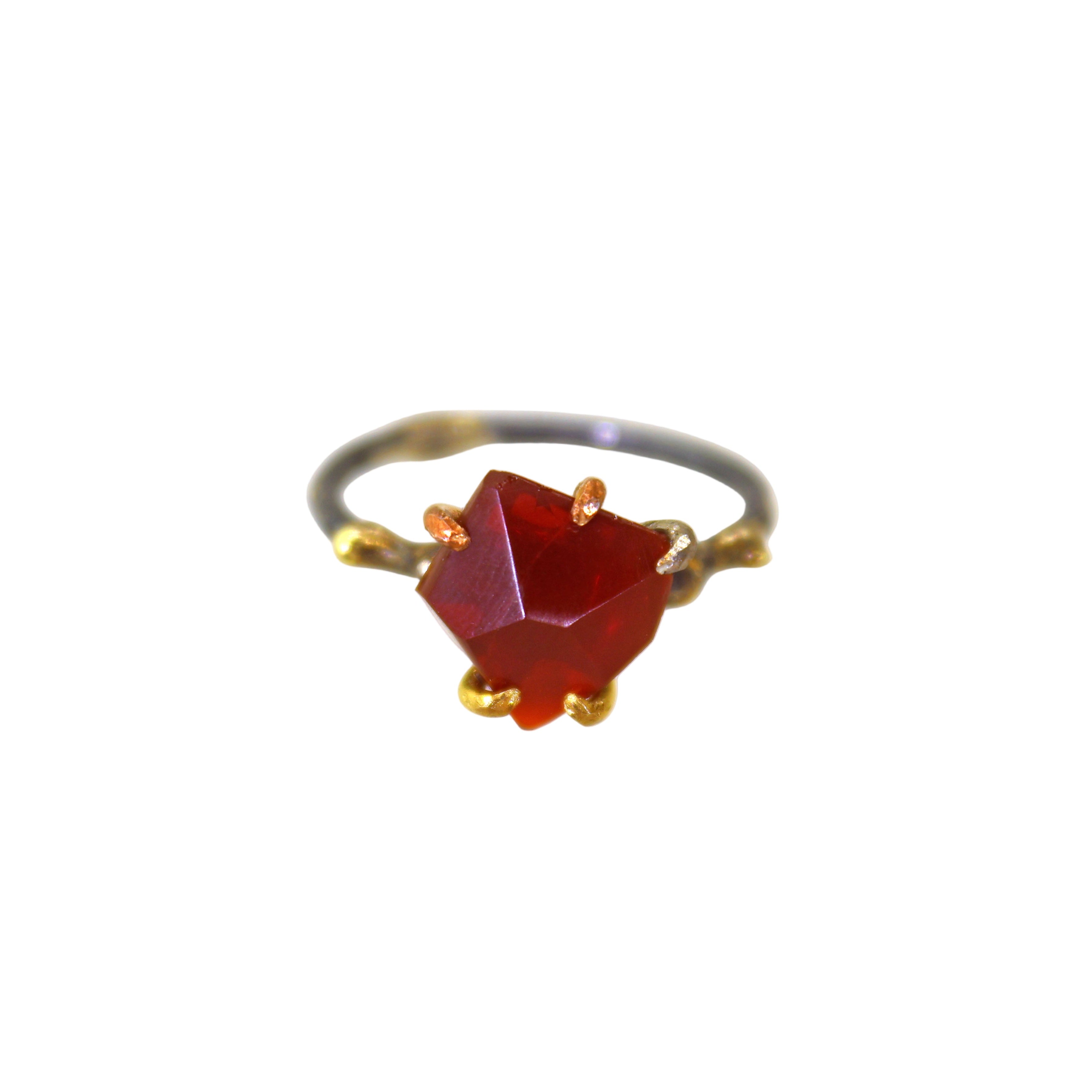 Mexican Fire Opal Medium Ring