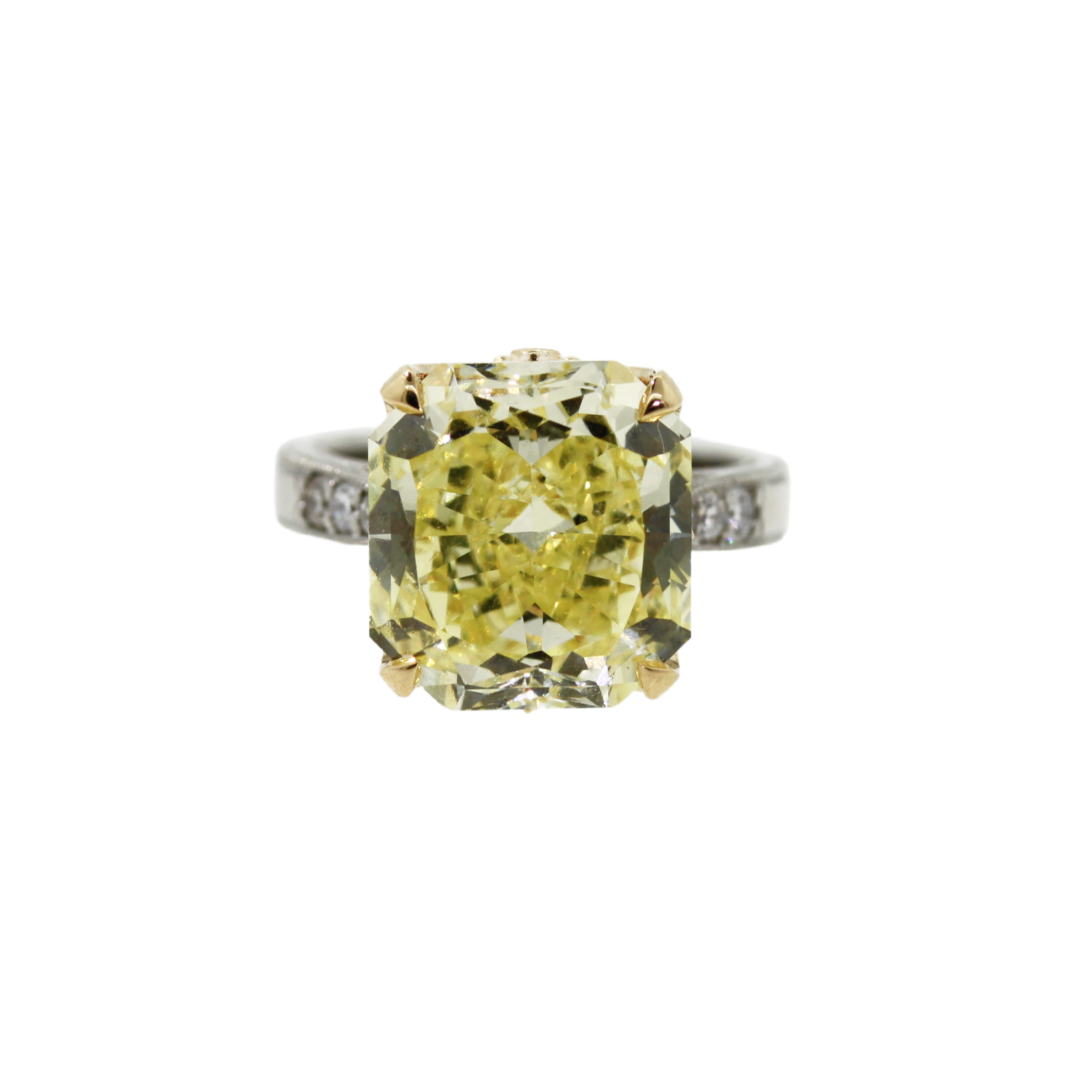 yellow diamond engagement ring 