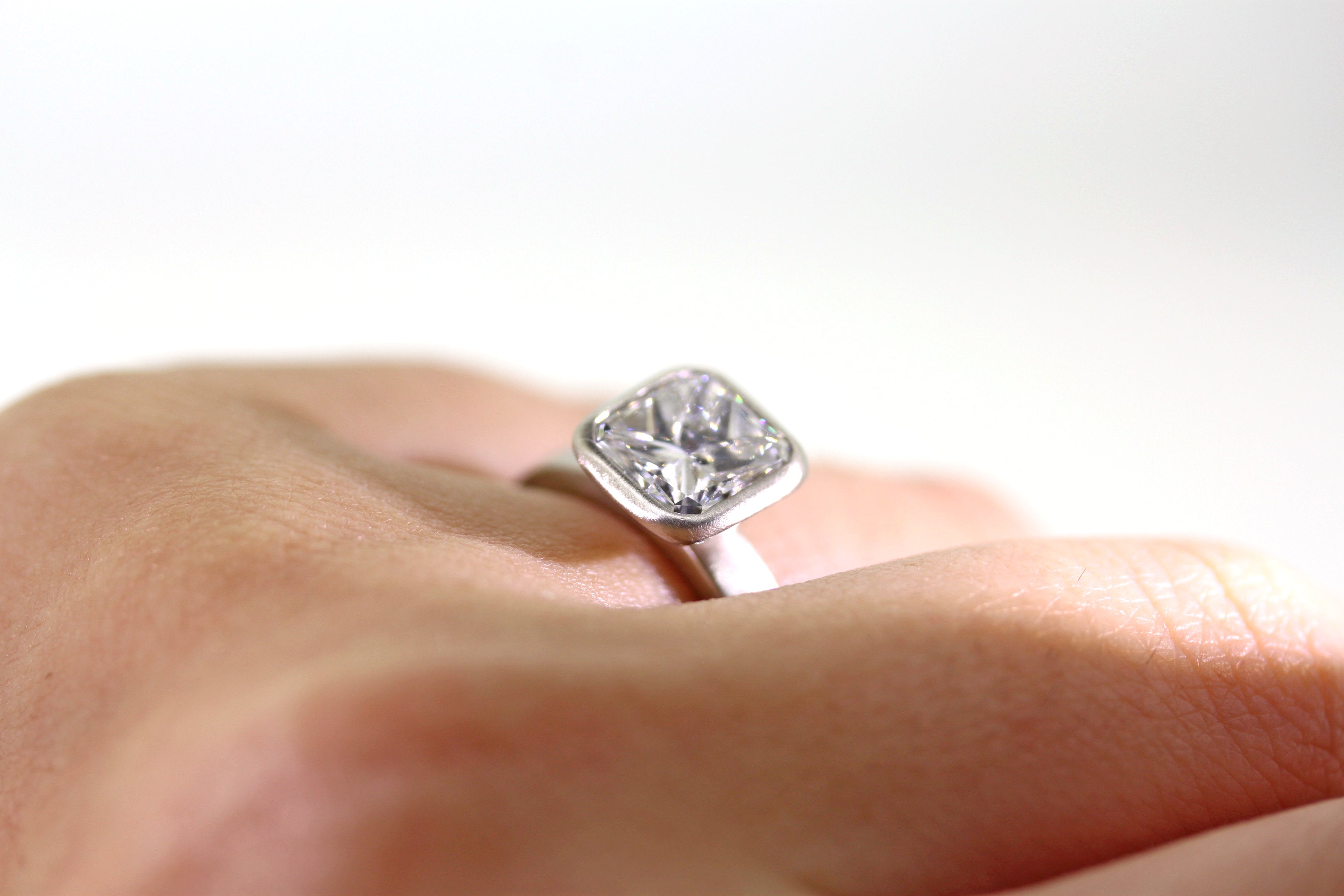 Cushion Cut Diamond Engagement Ring