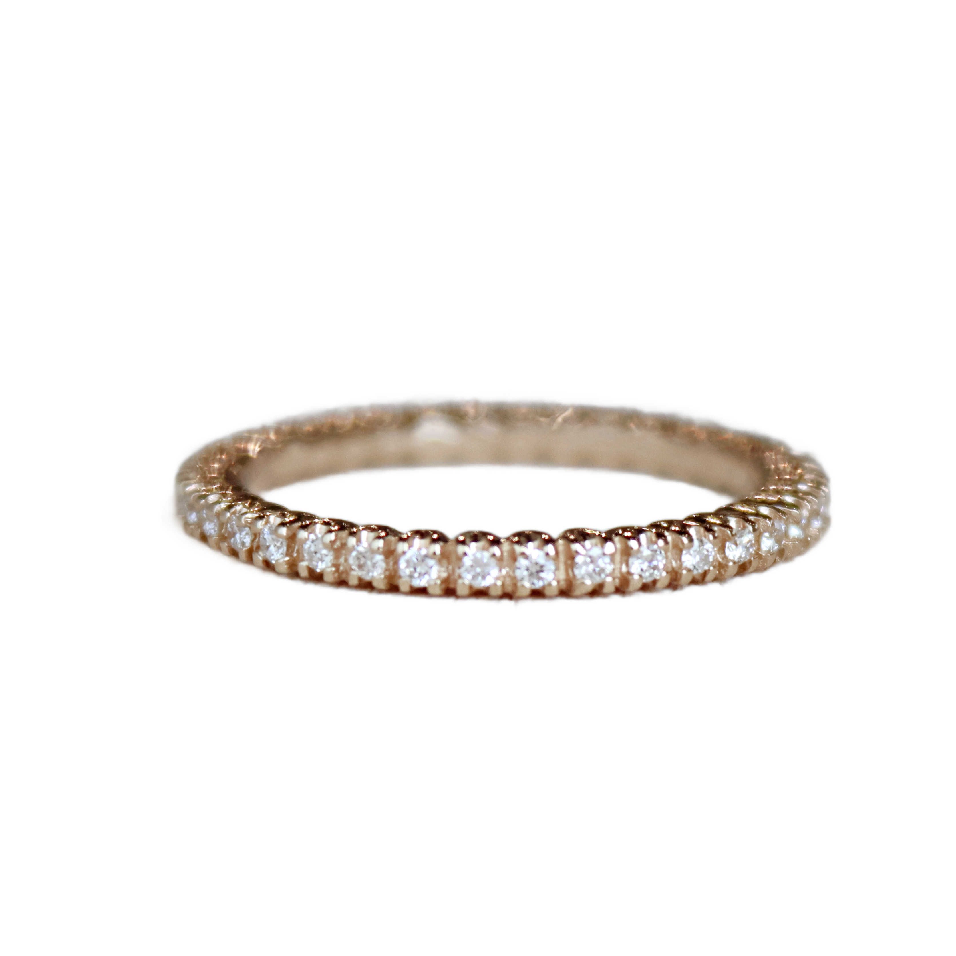 Yellow Gold Diamond Eternity Band