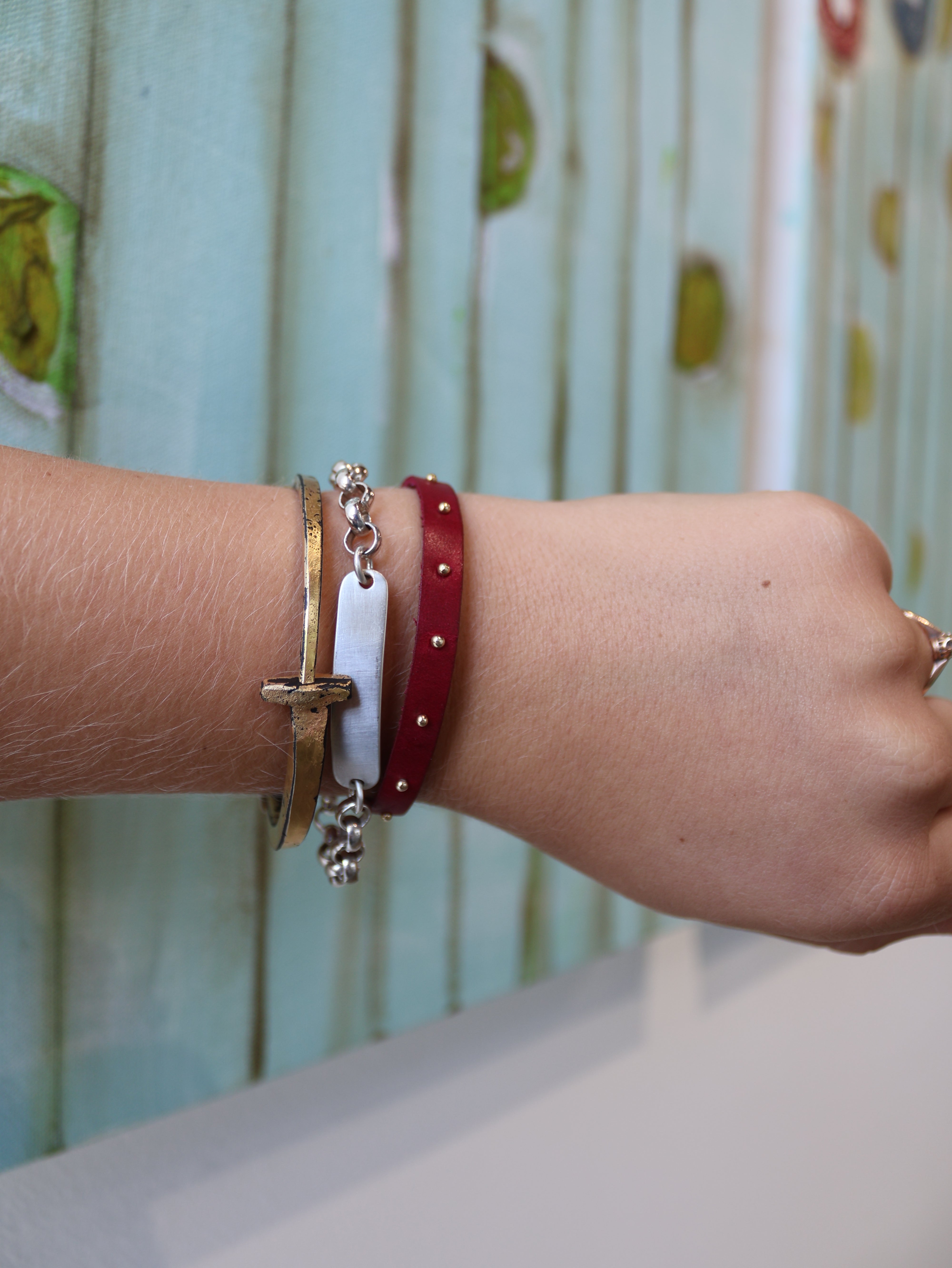 Chunky Silver ID Bracelet