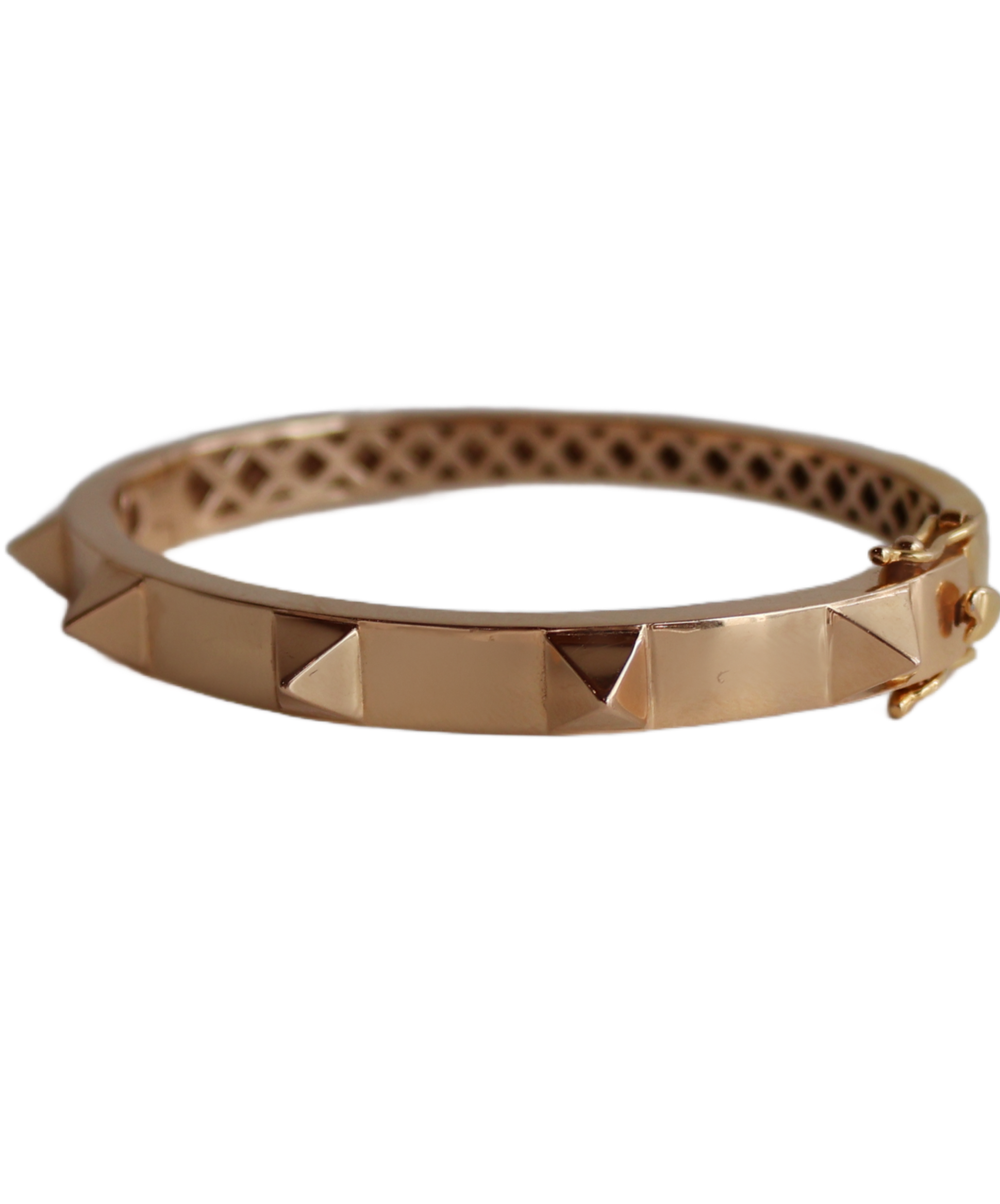 18KY Pyramid Bracelet