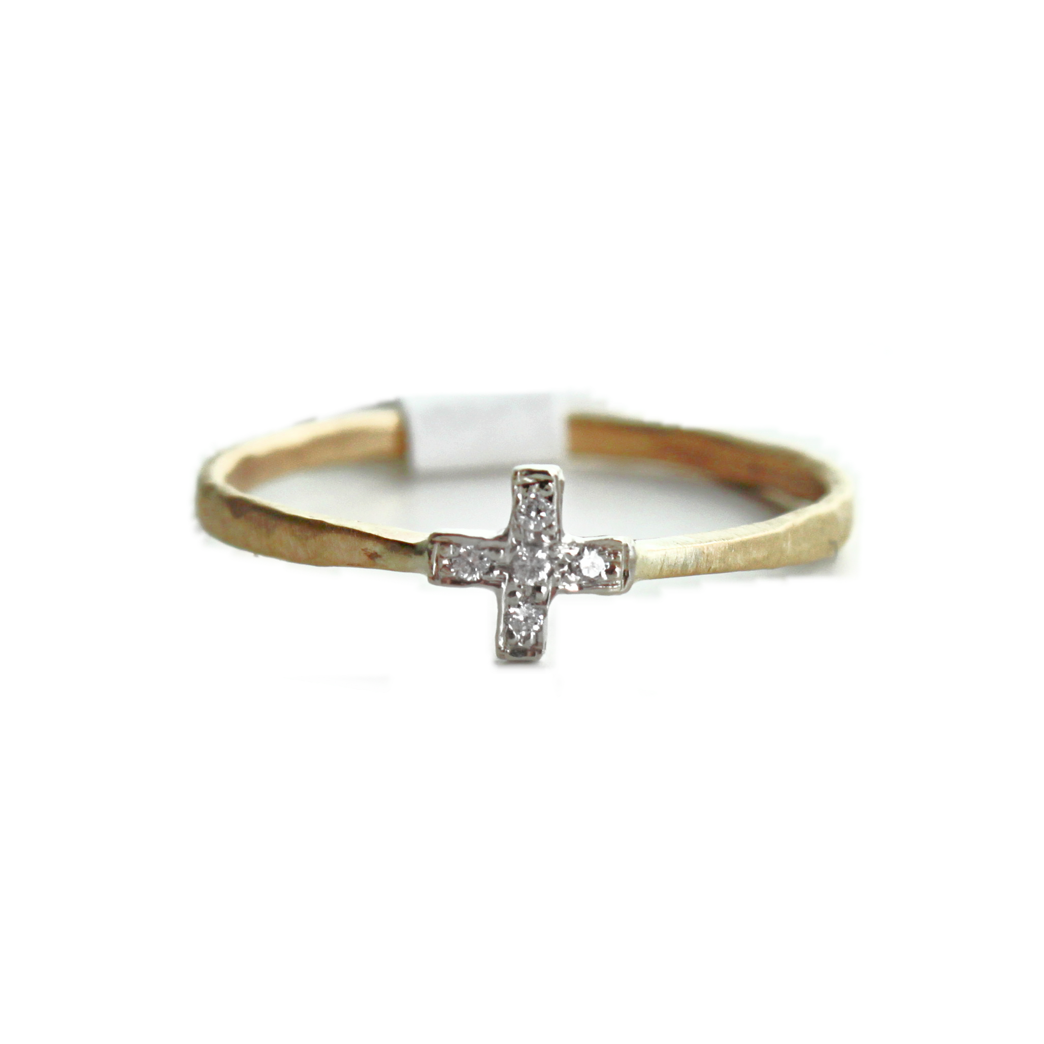 pave cross ring
