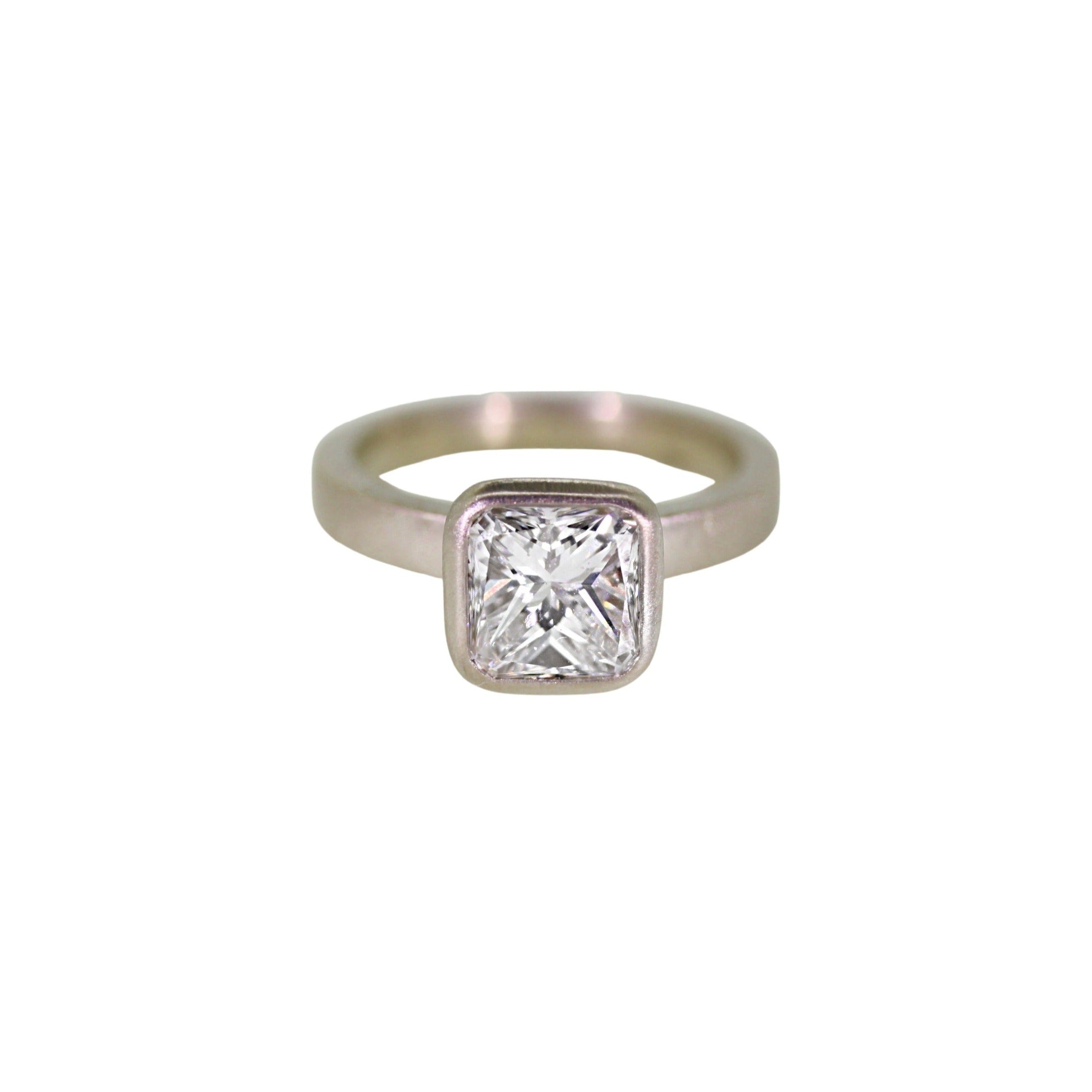 Cushion Cut Diamond Engagement Ring