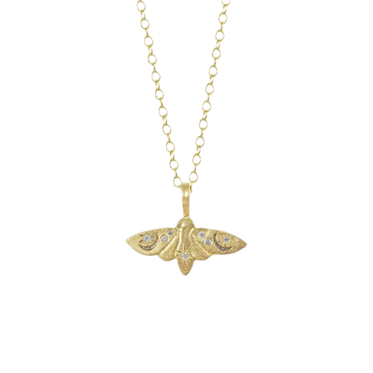Lunar Butterfly Necklace