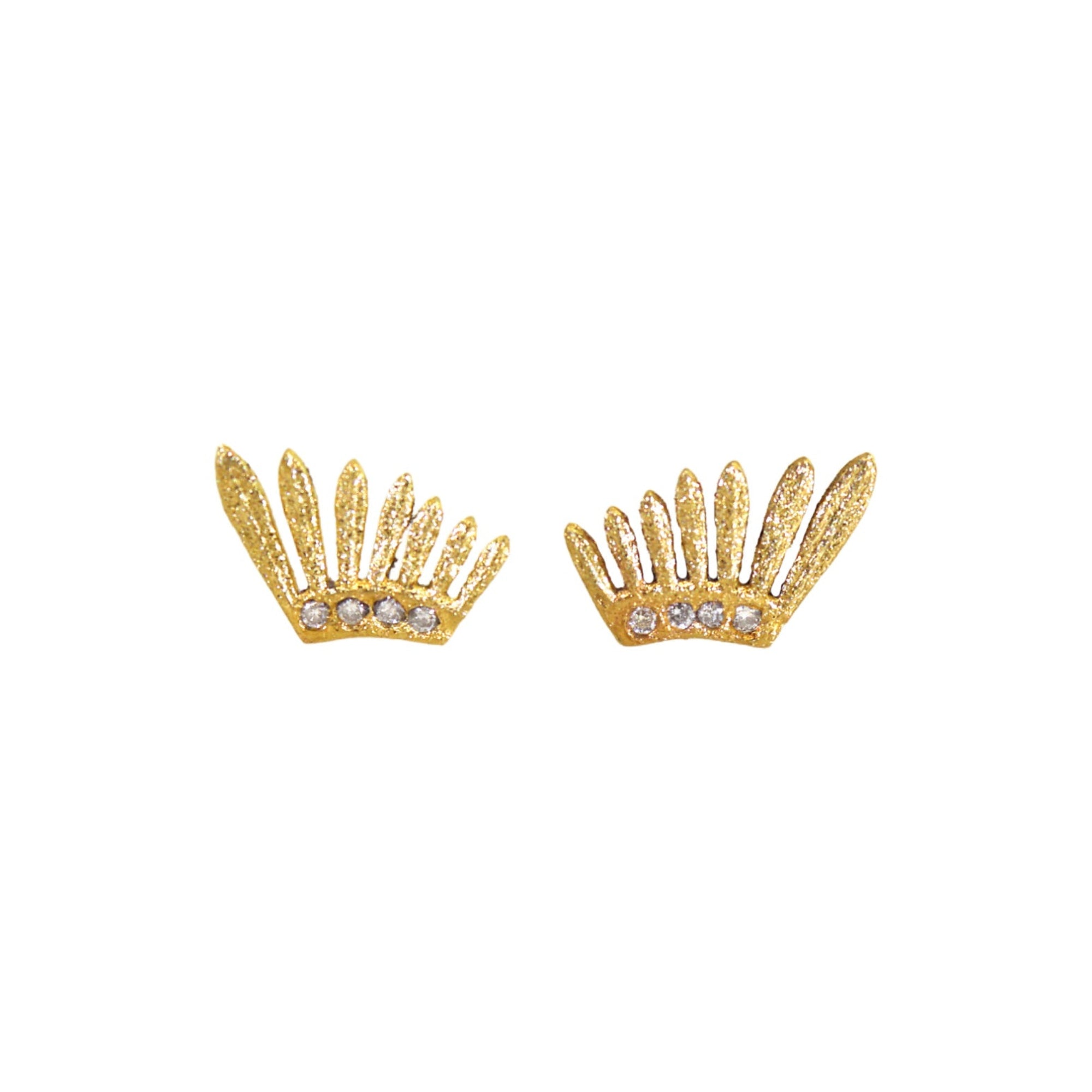Diamond Arc Burst Studs