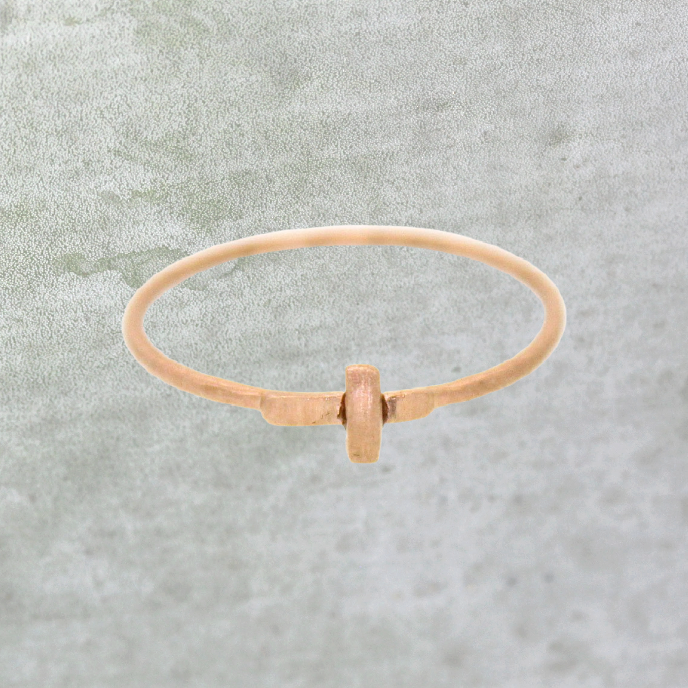 Rose Gold Cross Ring