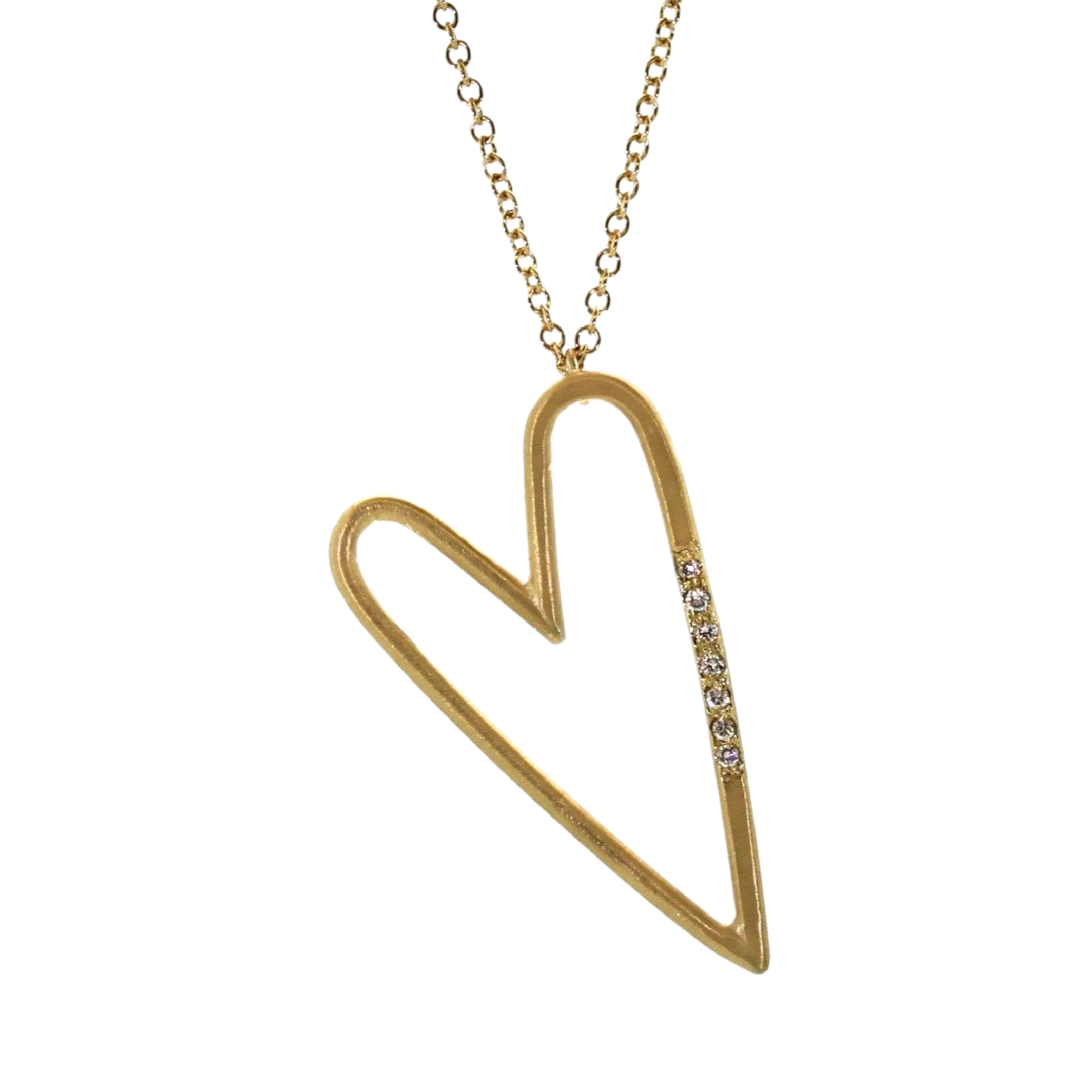 Gold & Diamond All My Love Necklace