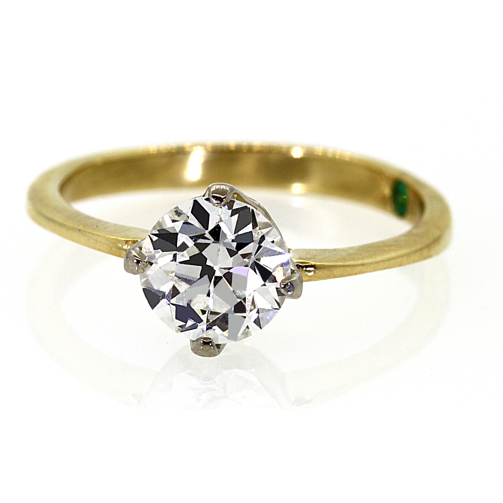 solitaire diamond engagement ring, handmade engagement ring, diamond ring, rebecca lankford designs