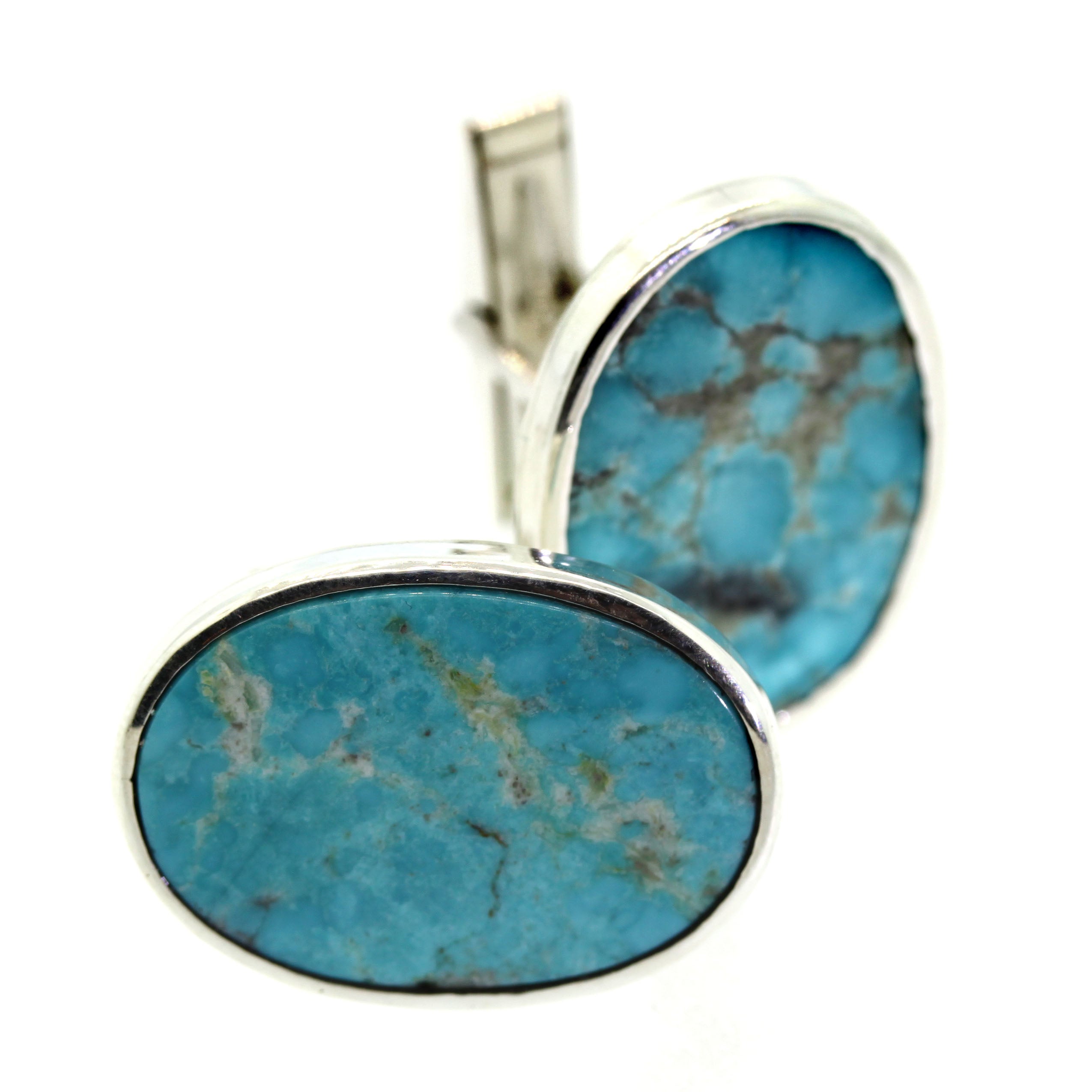 Turquoise Cuff Links - Rebecca Lankford Designs - Houston, TX