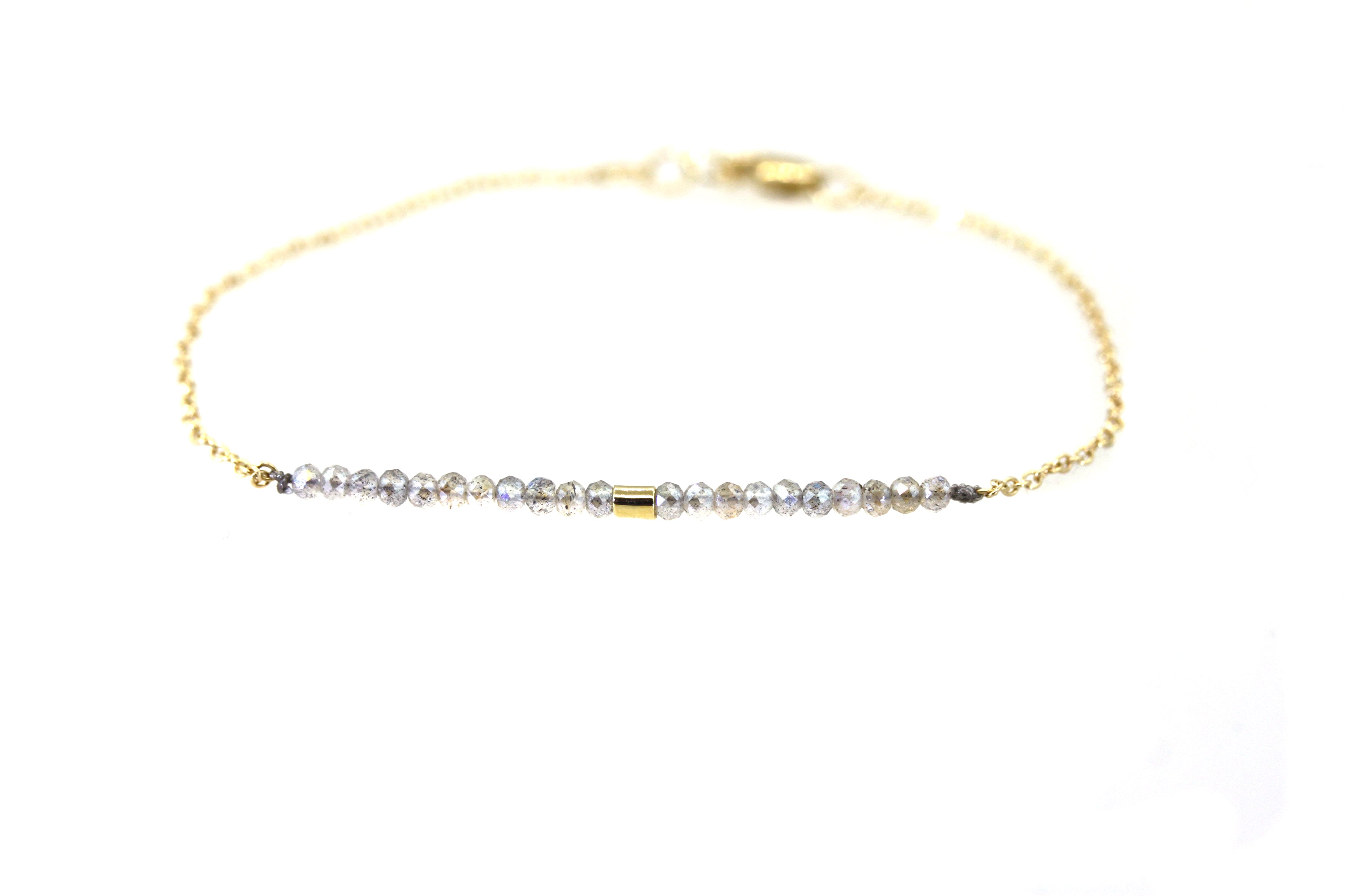 Mystic Labradorite & One Spacer Bracelet