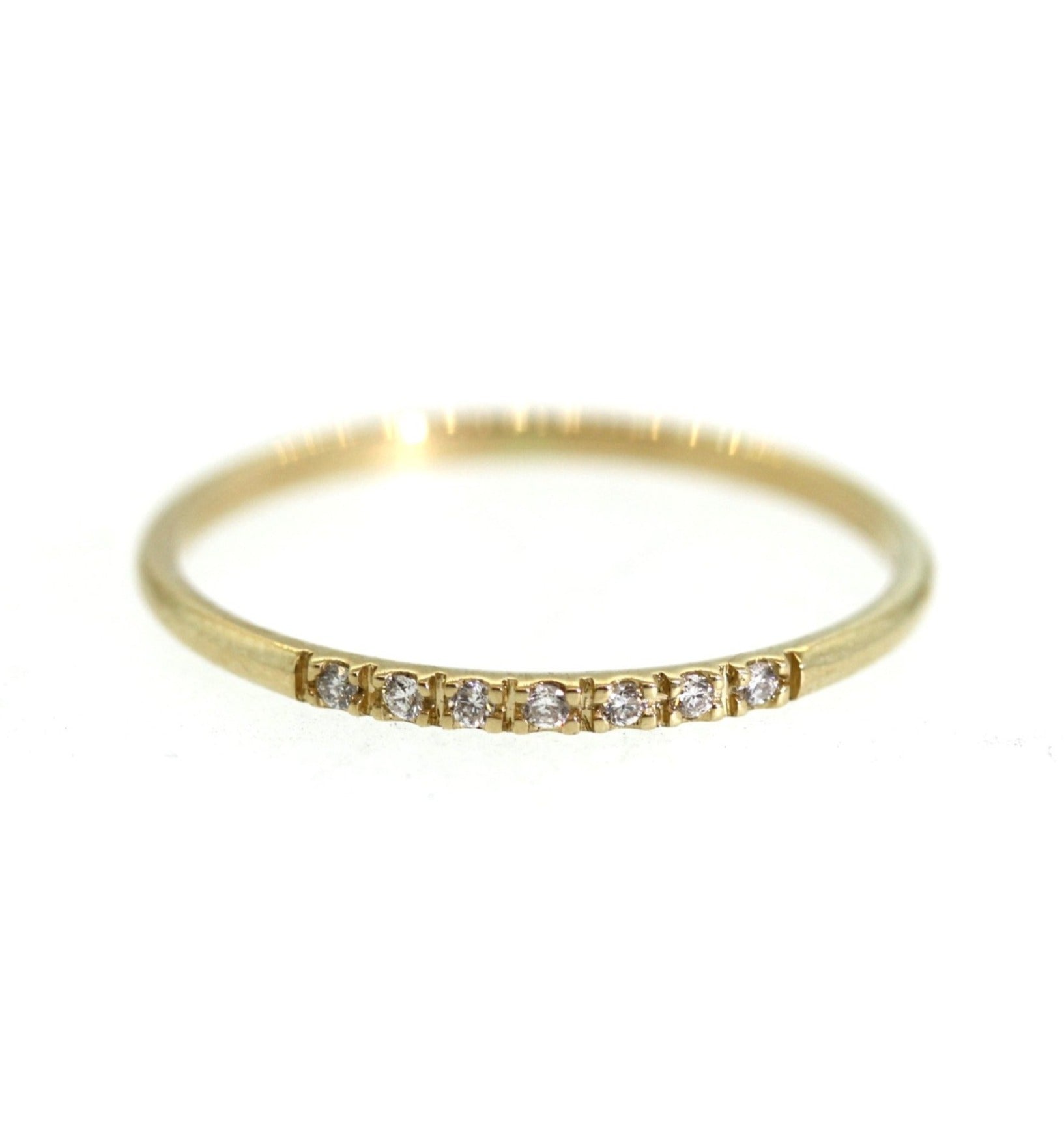 7 Diamond Gold Ring