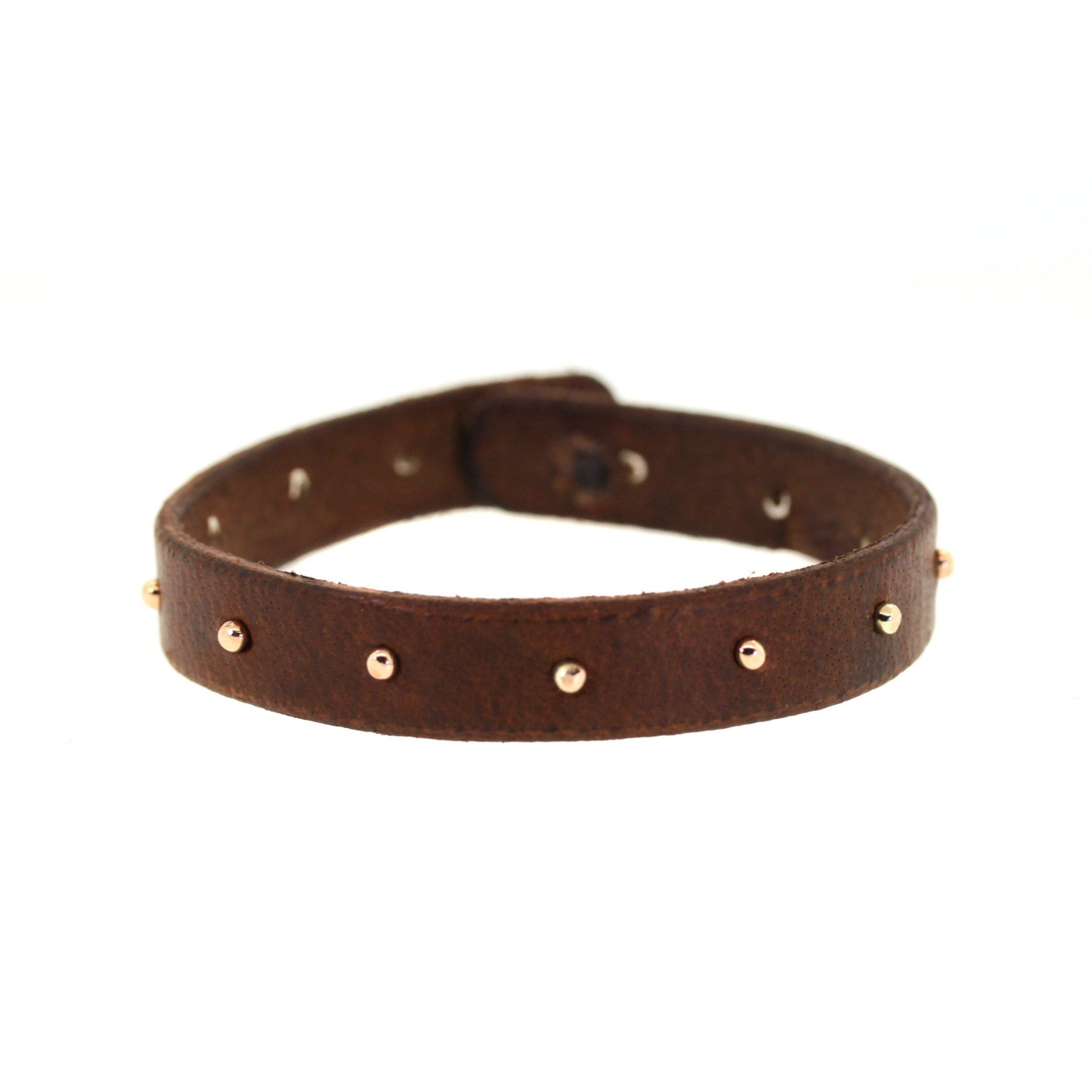 Studded Leather Bracelet