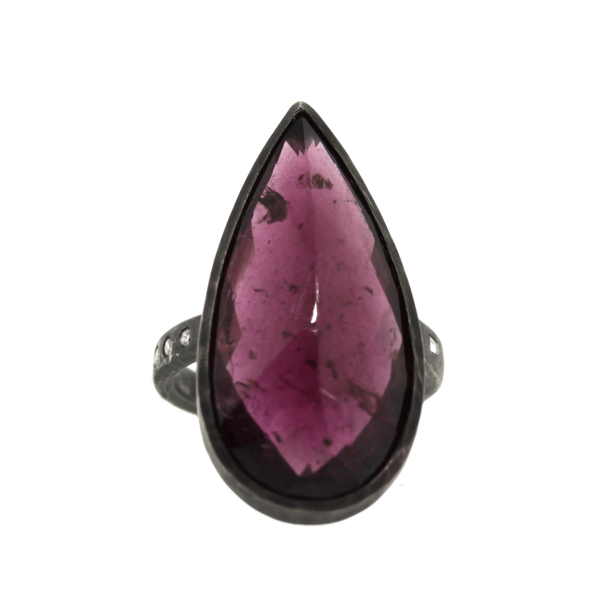 Bold Garnet Ring - Gemstone Ring - Rebecca Lankford Designs - 2