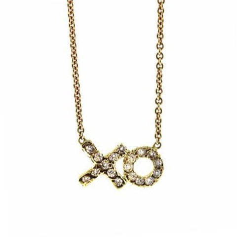 Diamond "XO" Necklace