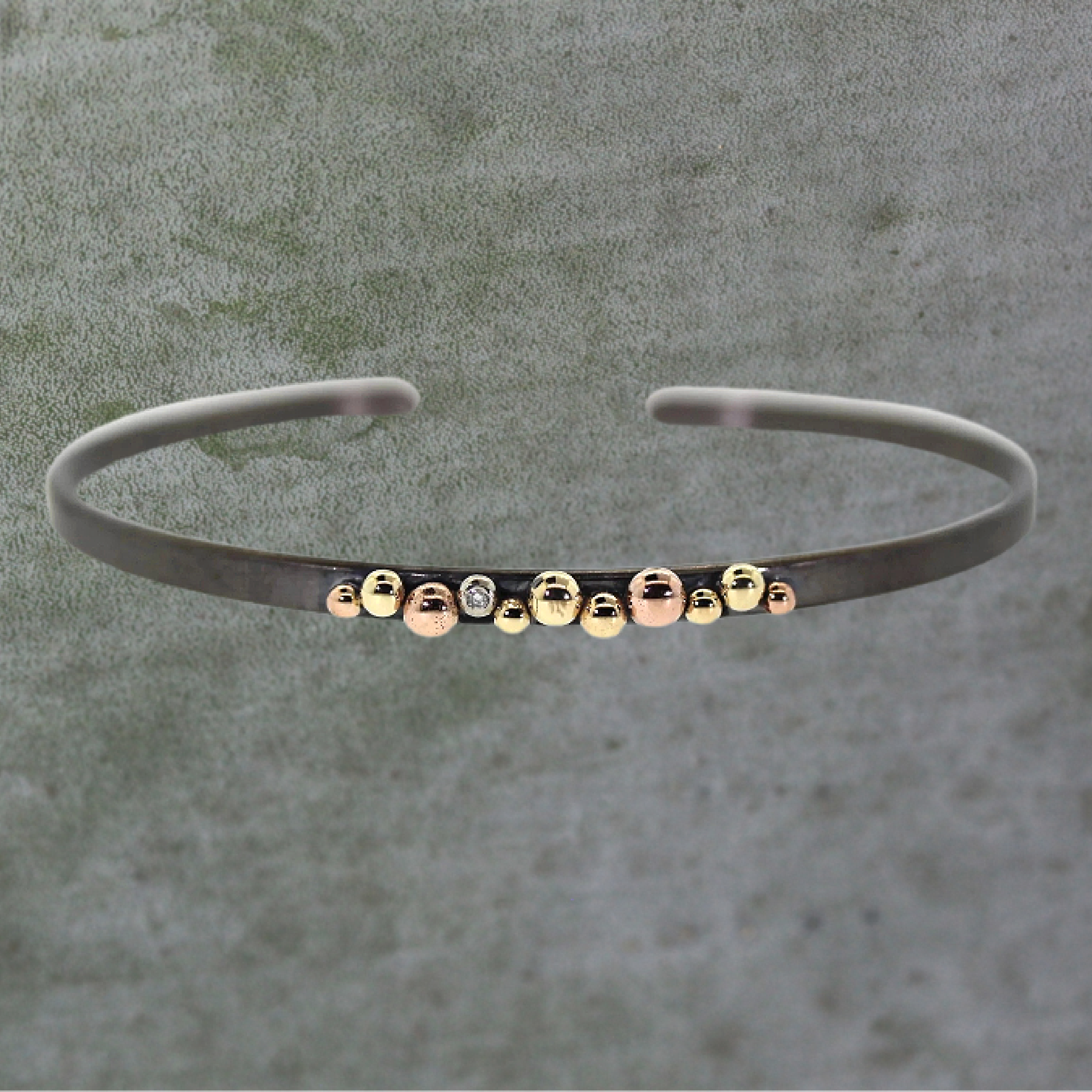 Single Diamond Cluster Cuff