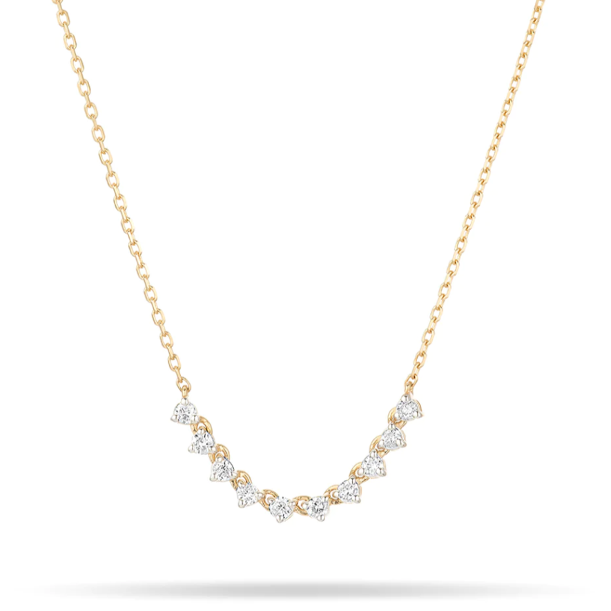 Diamond Rounds Chain Necklace