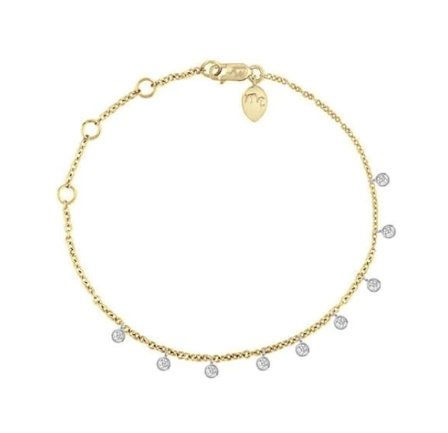Dainty Bezel Diamond Bracelet