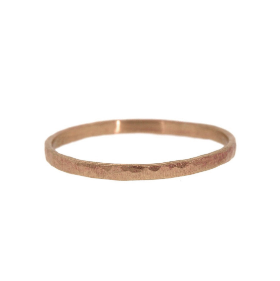 Gold Textured Ring