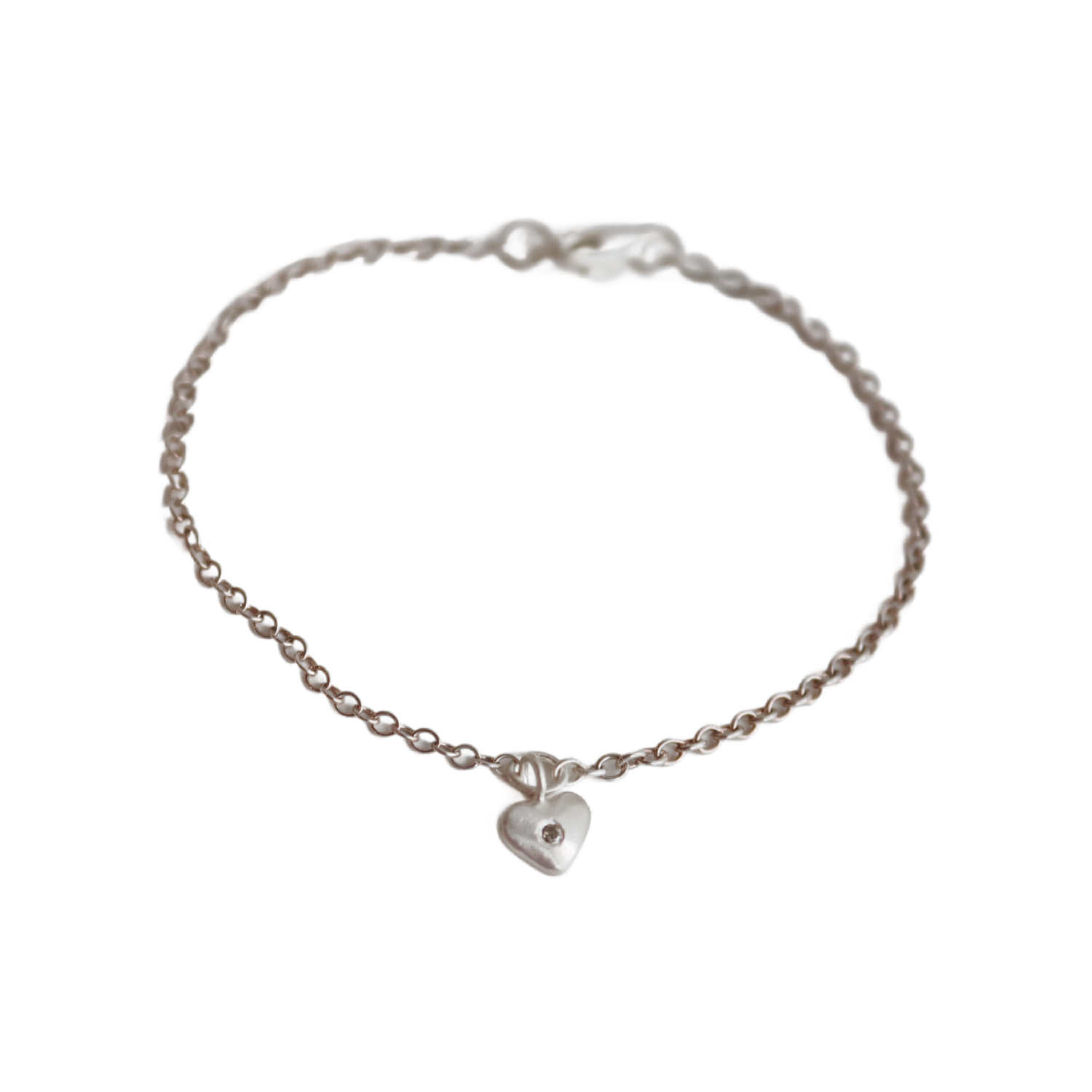 Diamond Heart Bracelet