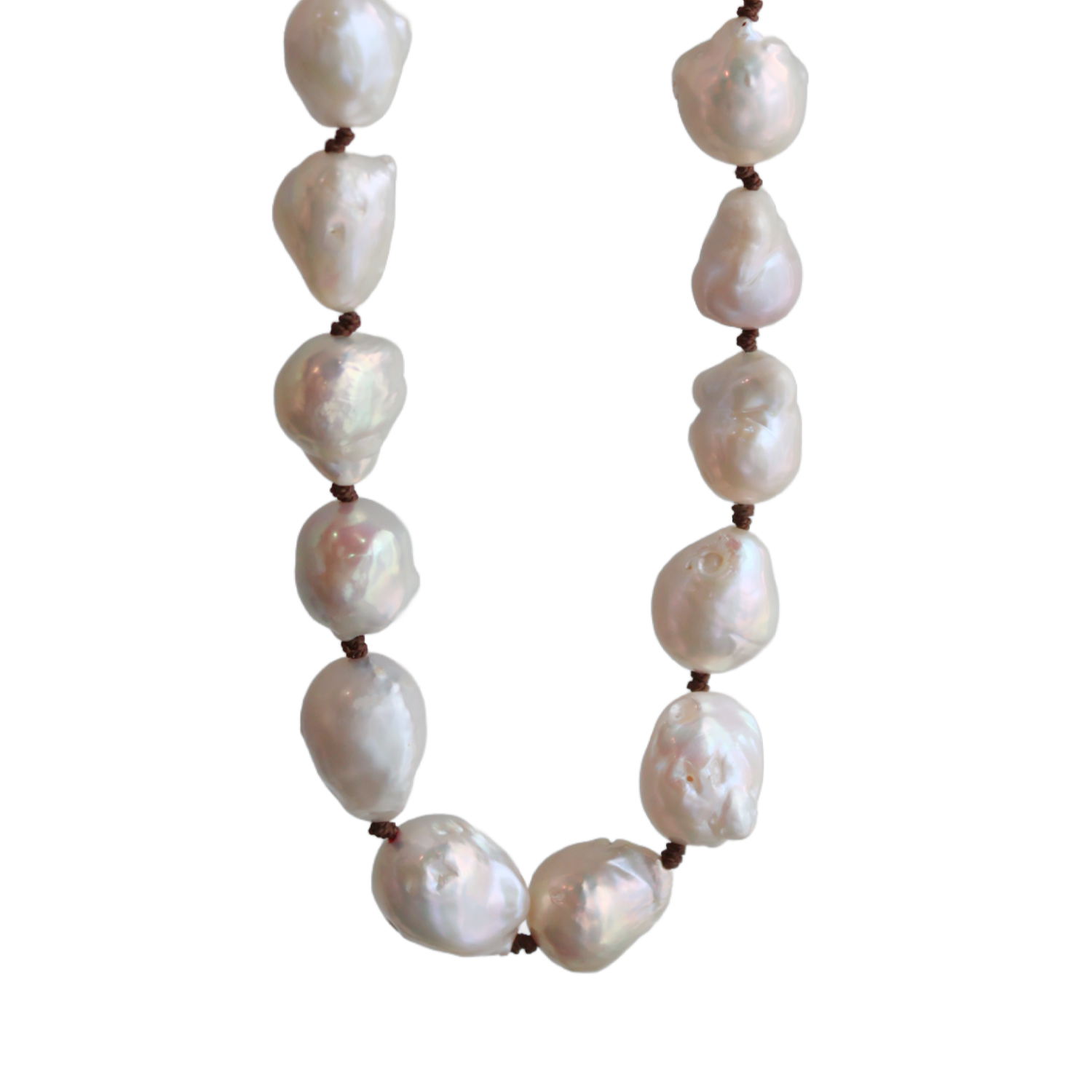 Cream Baroque Pearl Necklace