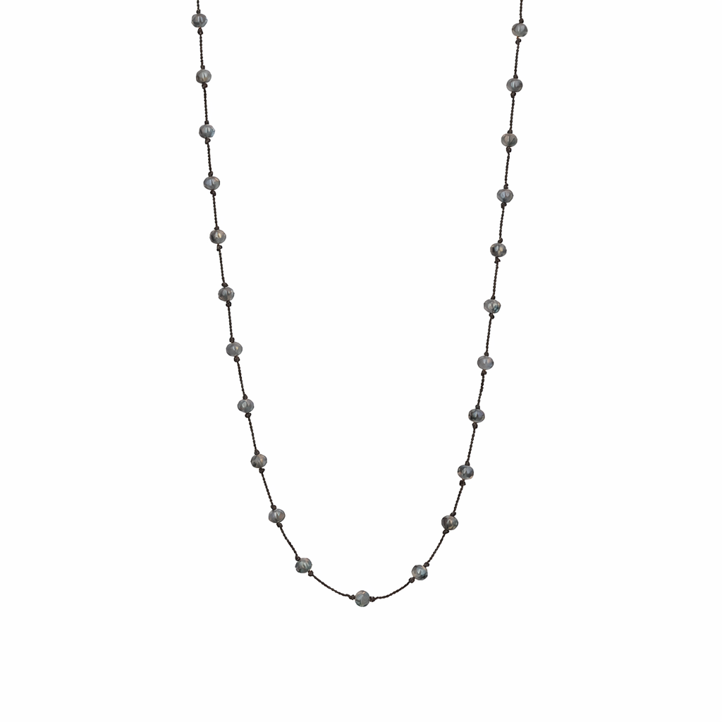 Mystic Labradorite Silk Necklace