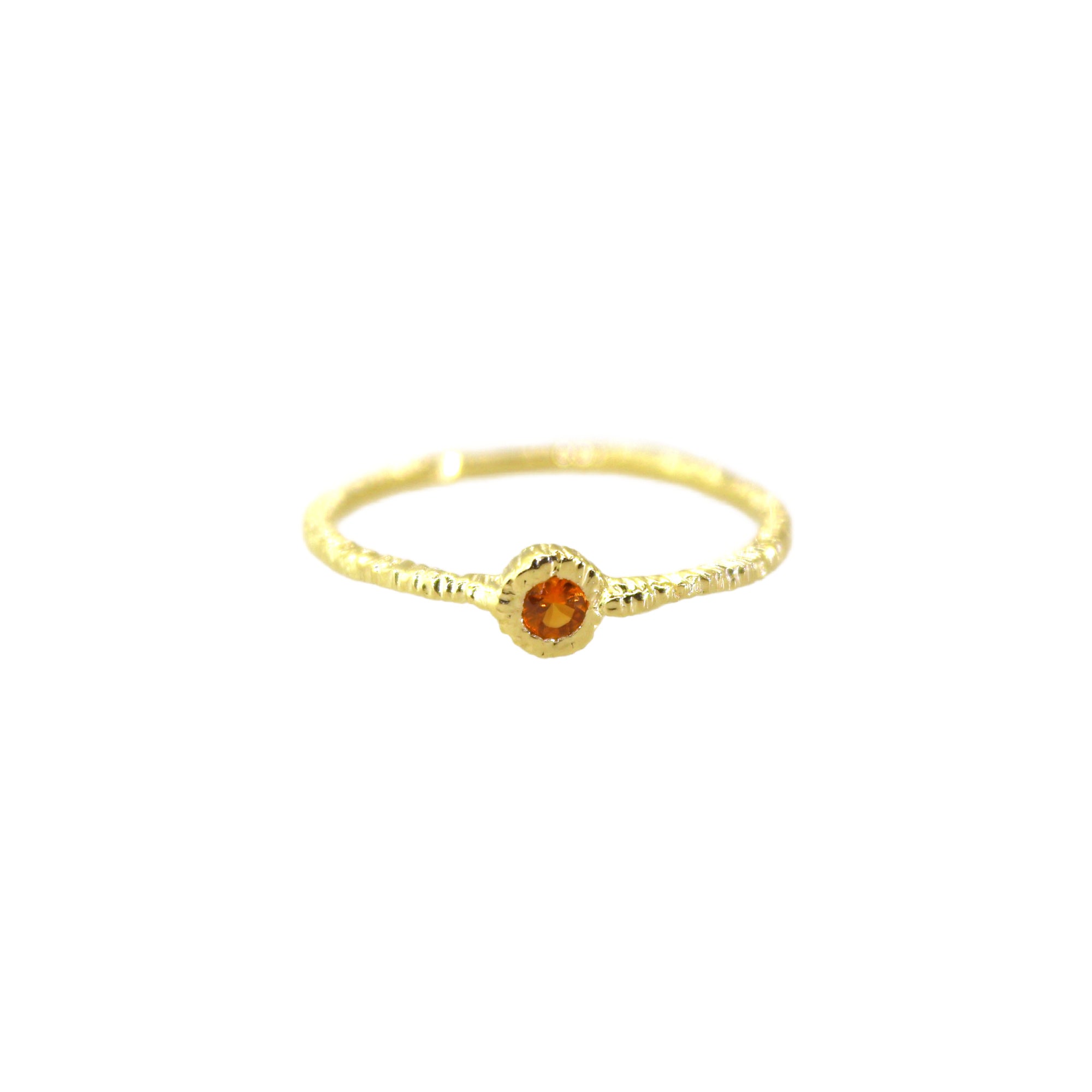 Specitite Gold Textured Band