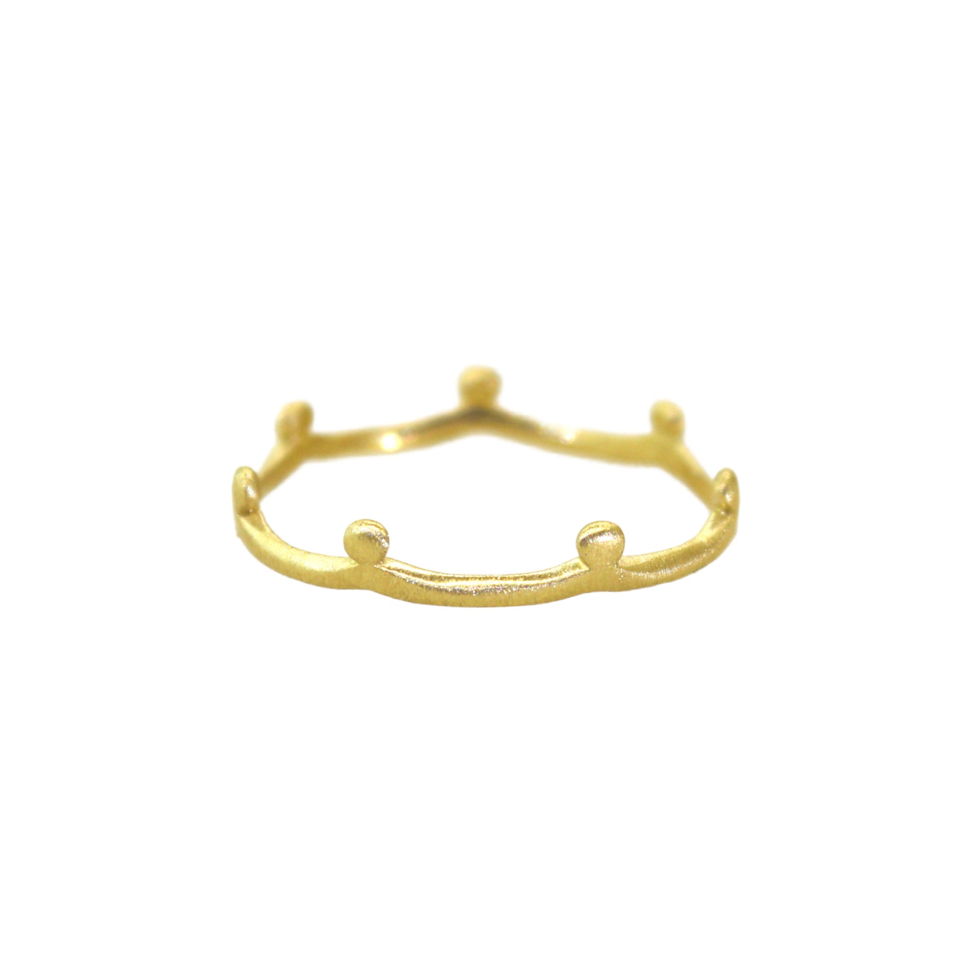 Yellow Gold Crown Ring
