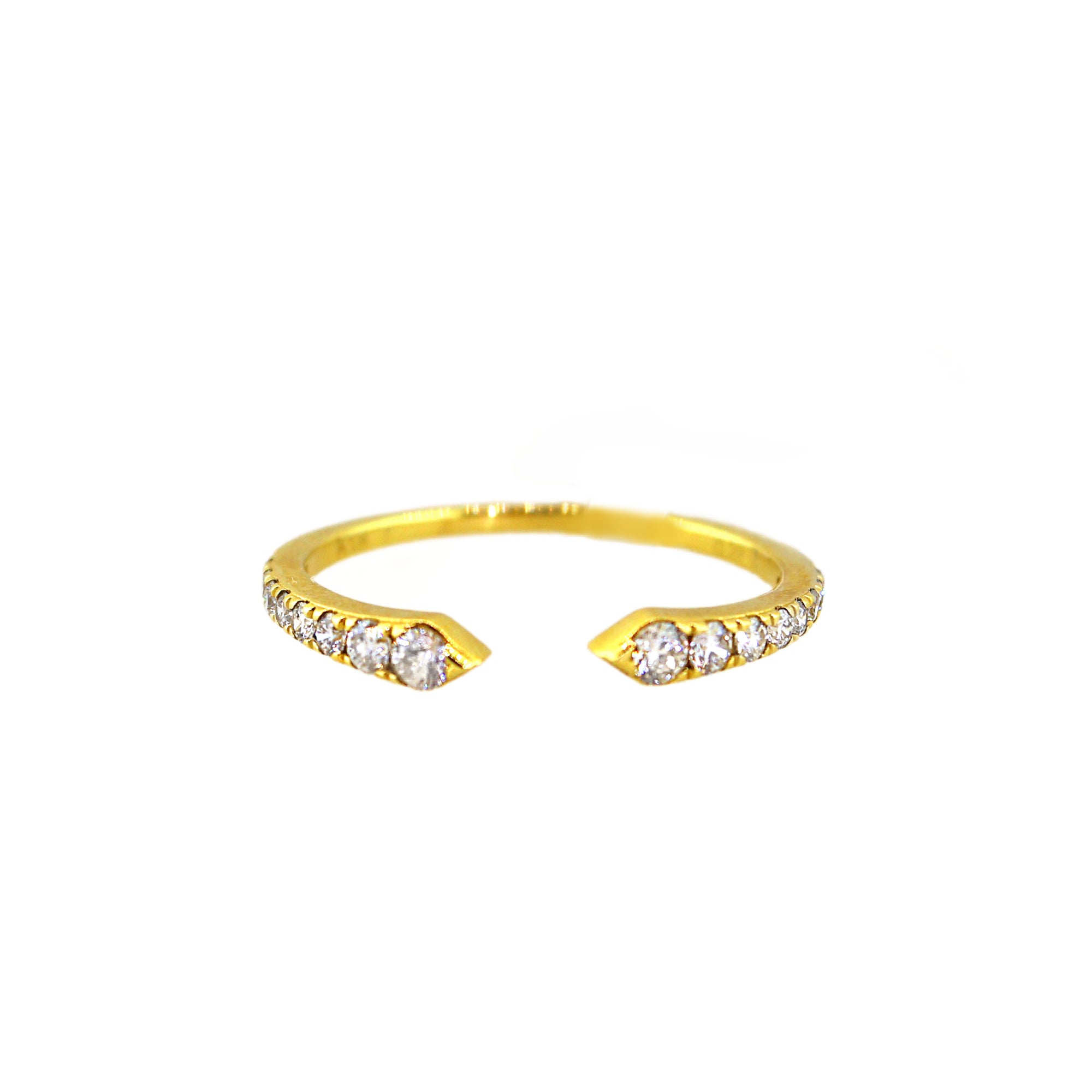 Yellow Gold Diamond Wrap Ring