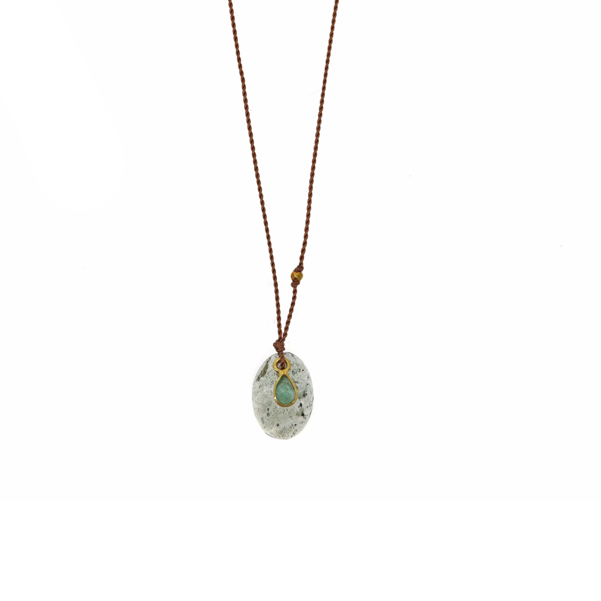 Aquamarine & Emerald Necklace