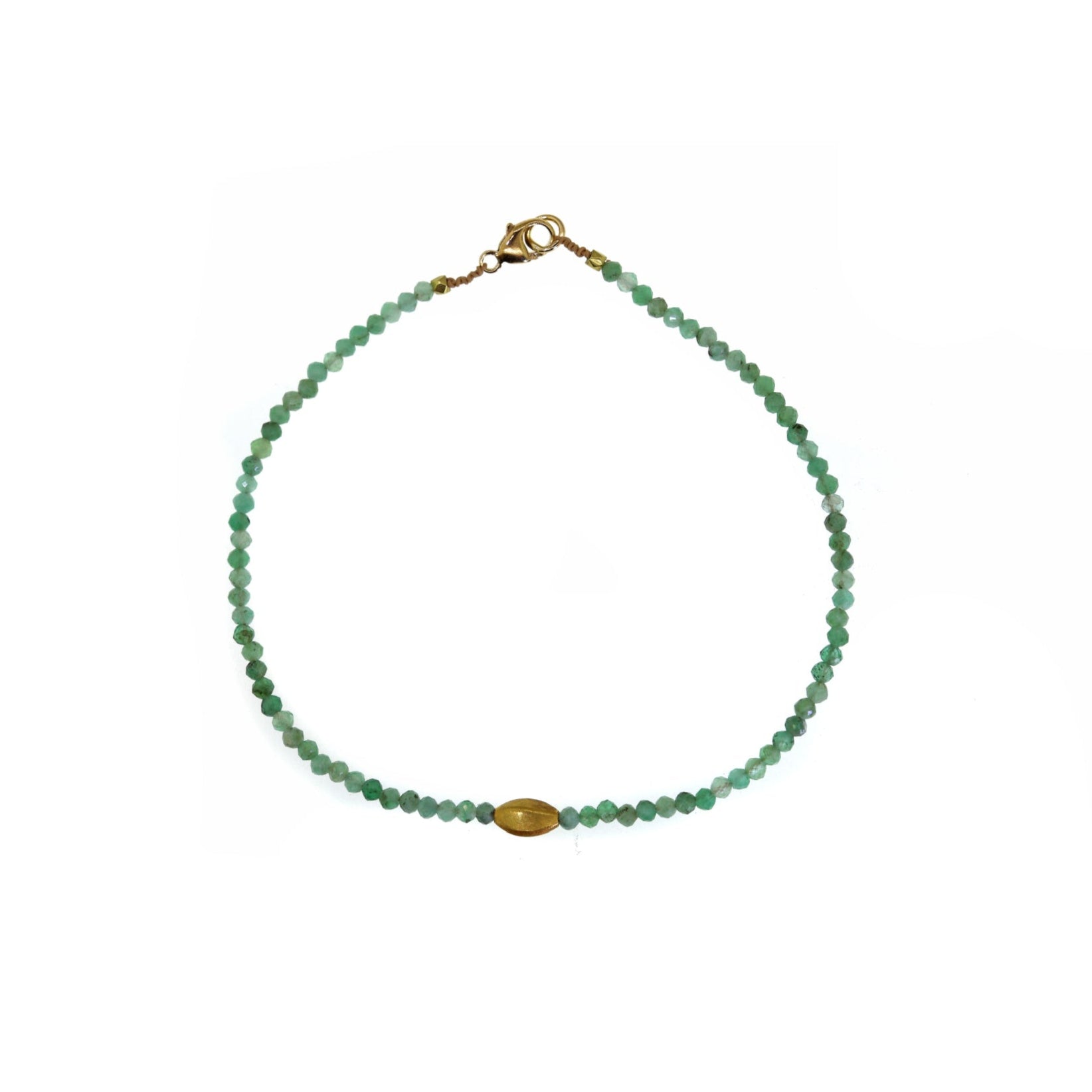 Emerald & Gold Bracelet