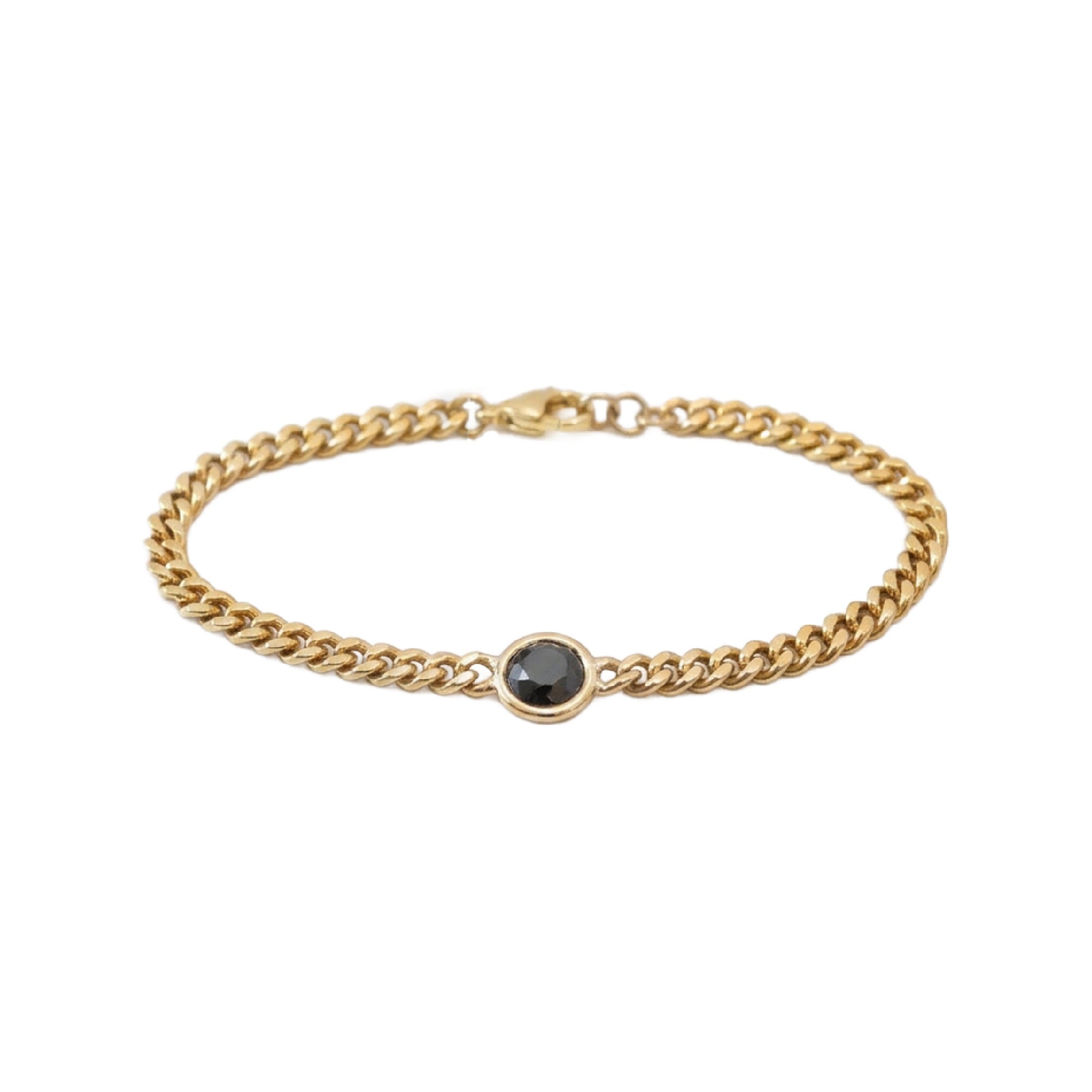 Cuban Chain Raw Diamond Bracelet