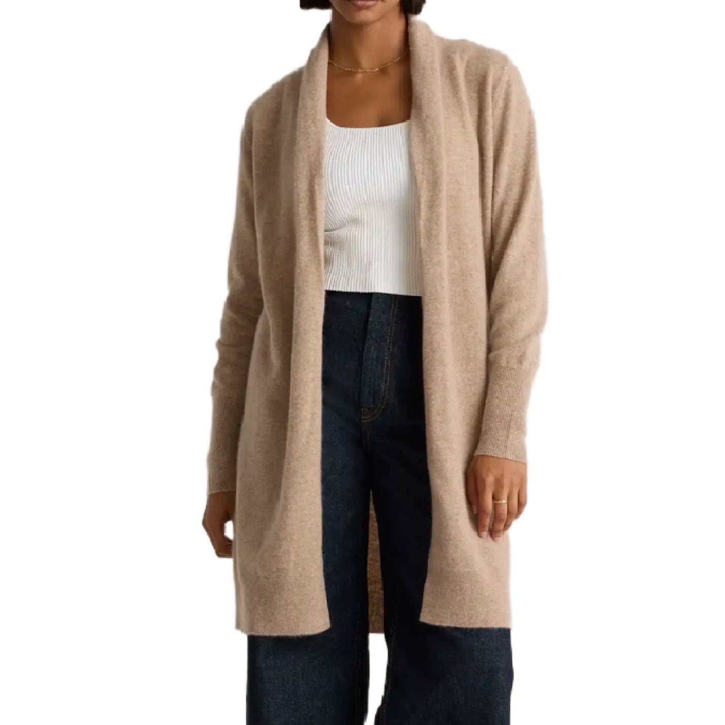 Rebecca Lankford Cashmere Duster Cardigan Sweater