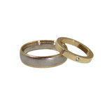 White Gold And Yellow Gold Set