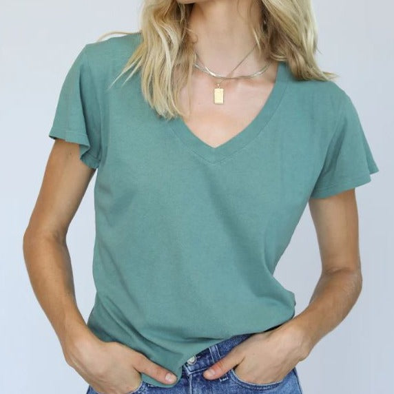 Perfect White Tee V-Neck "HENDRIX"