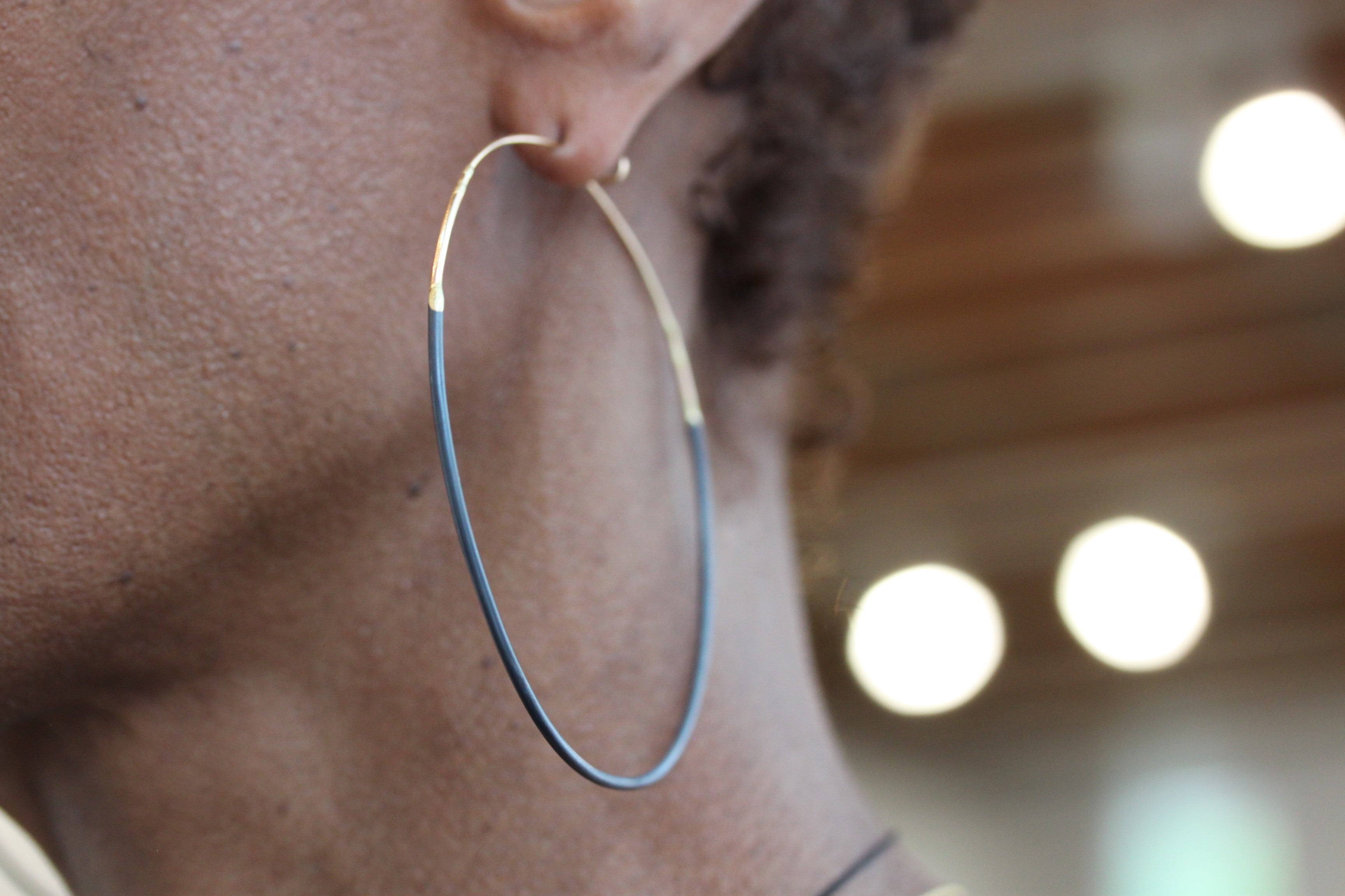 Large Ombre Hoops