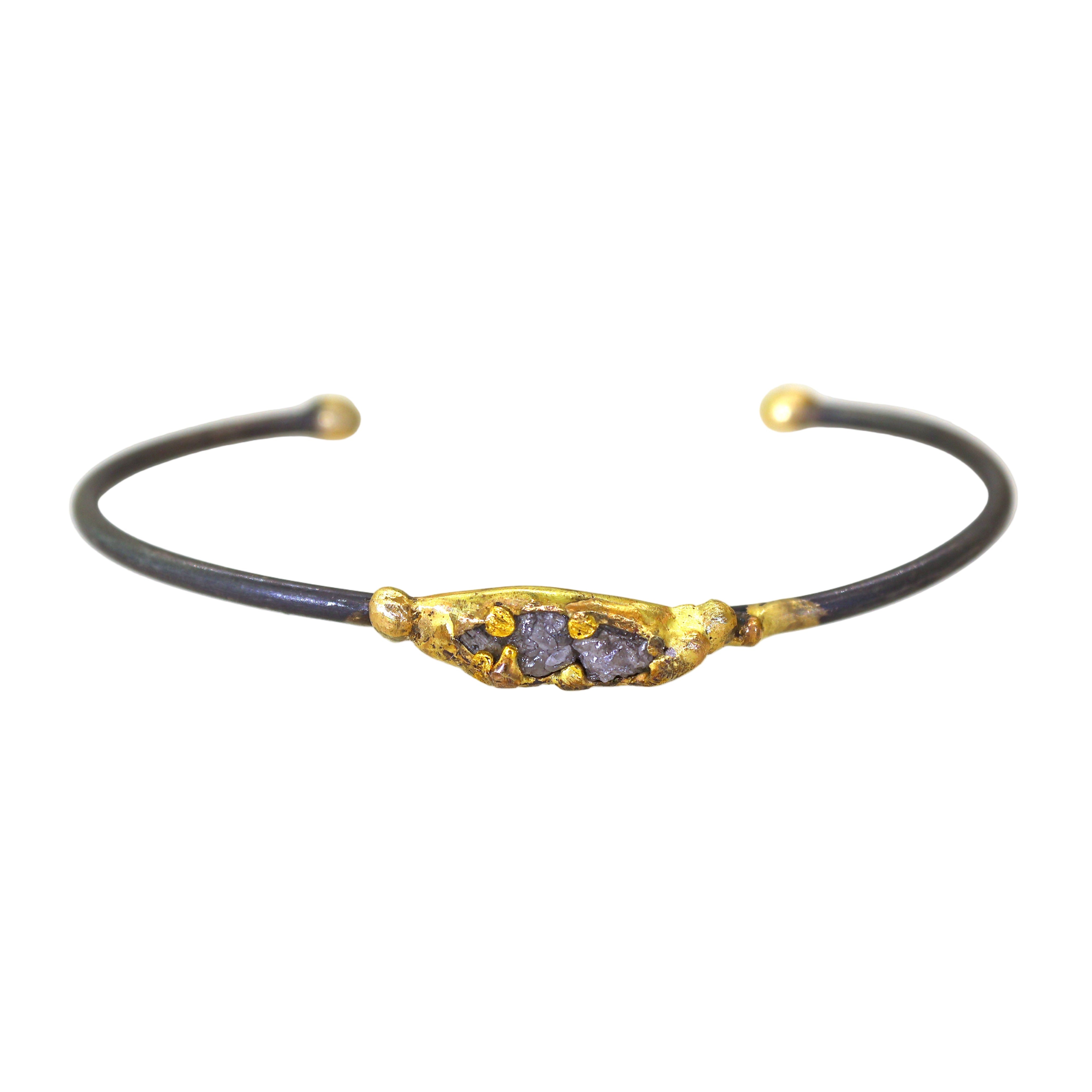 Rough Diamond Cuff
