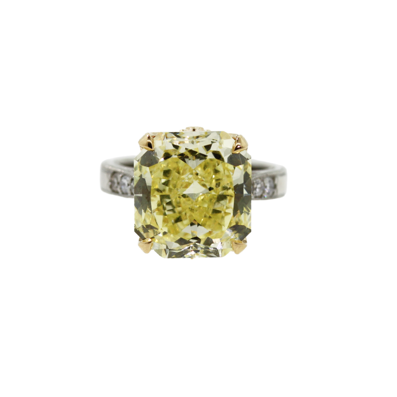 yellow diamond engagement ring 