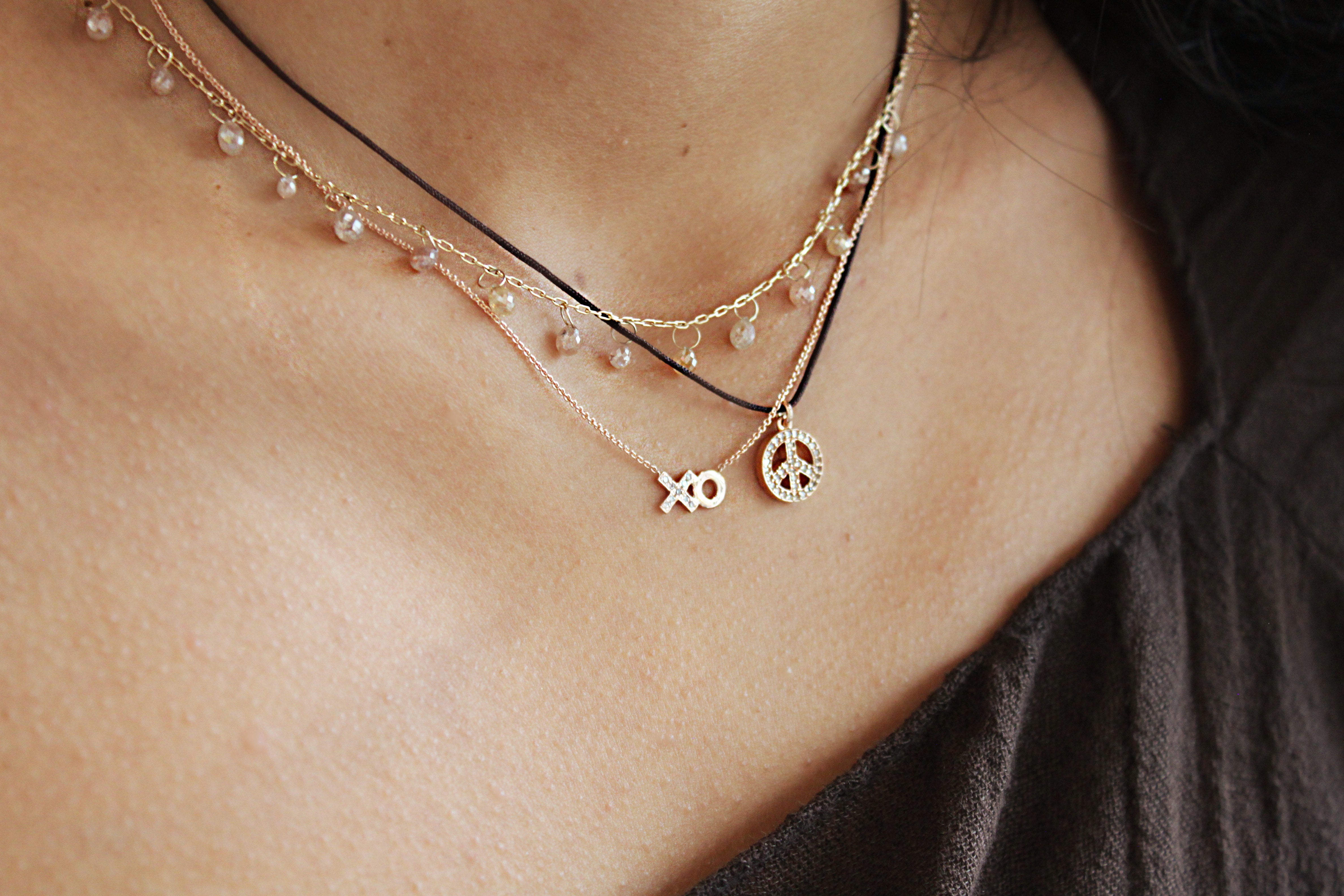 White Gold XO Necklace for Women | Jennifer Meyer