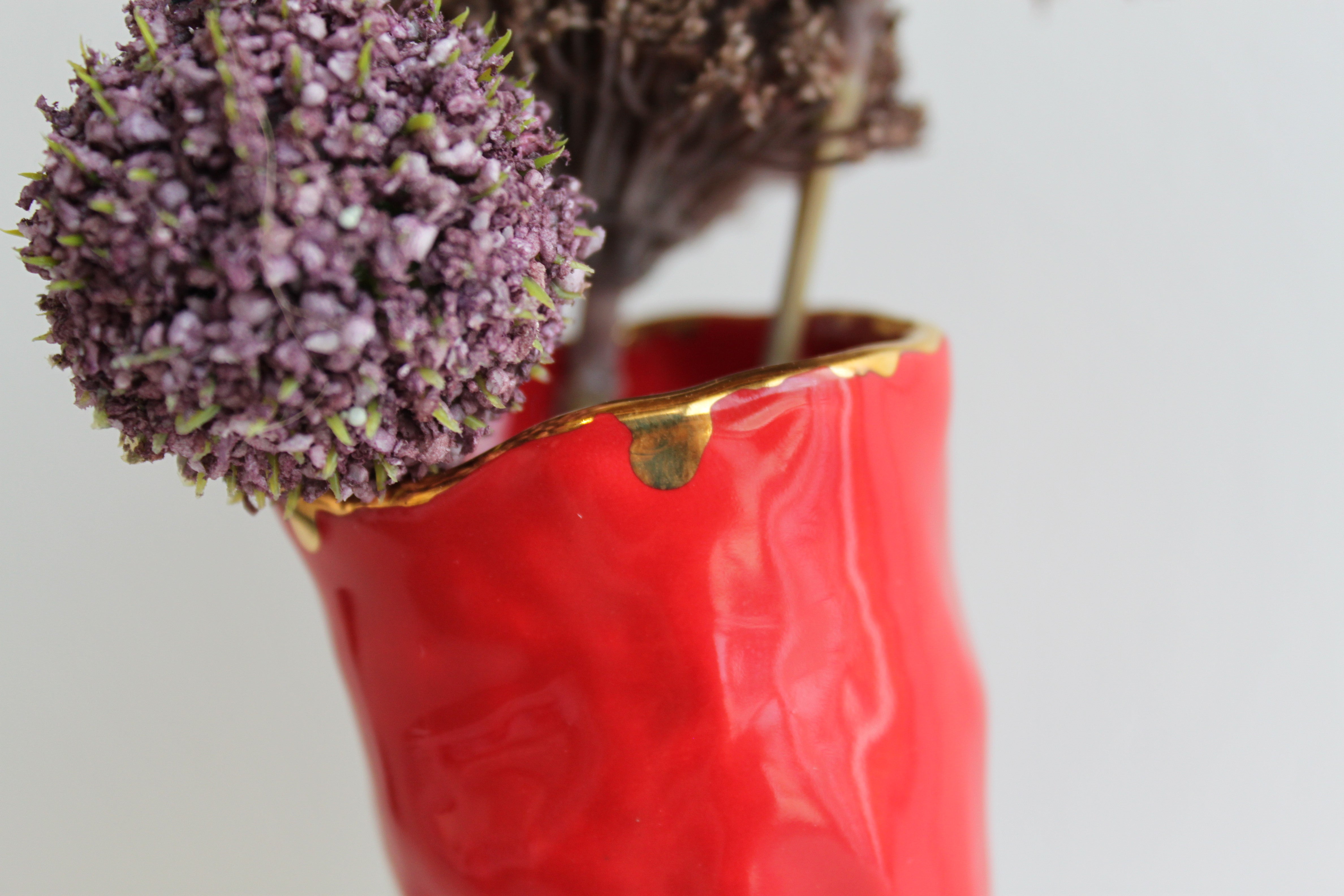 Cuqui Red Bud Vase