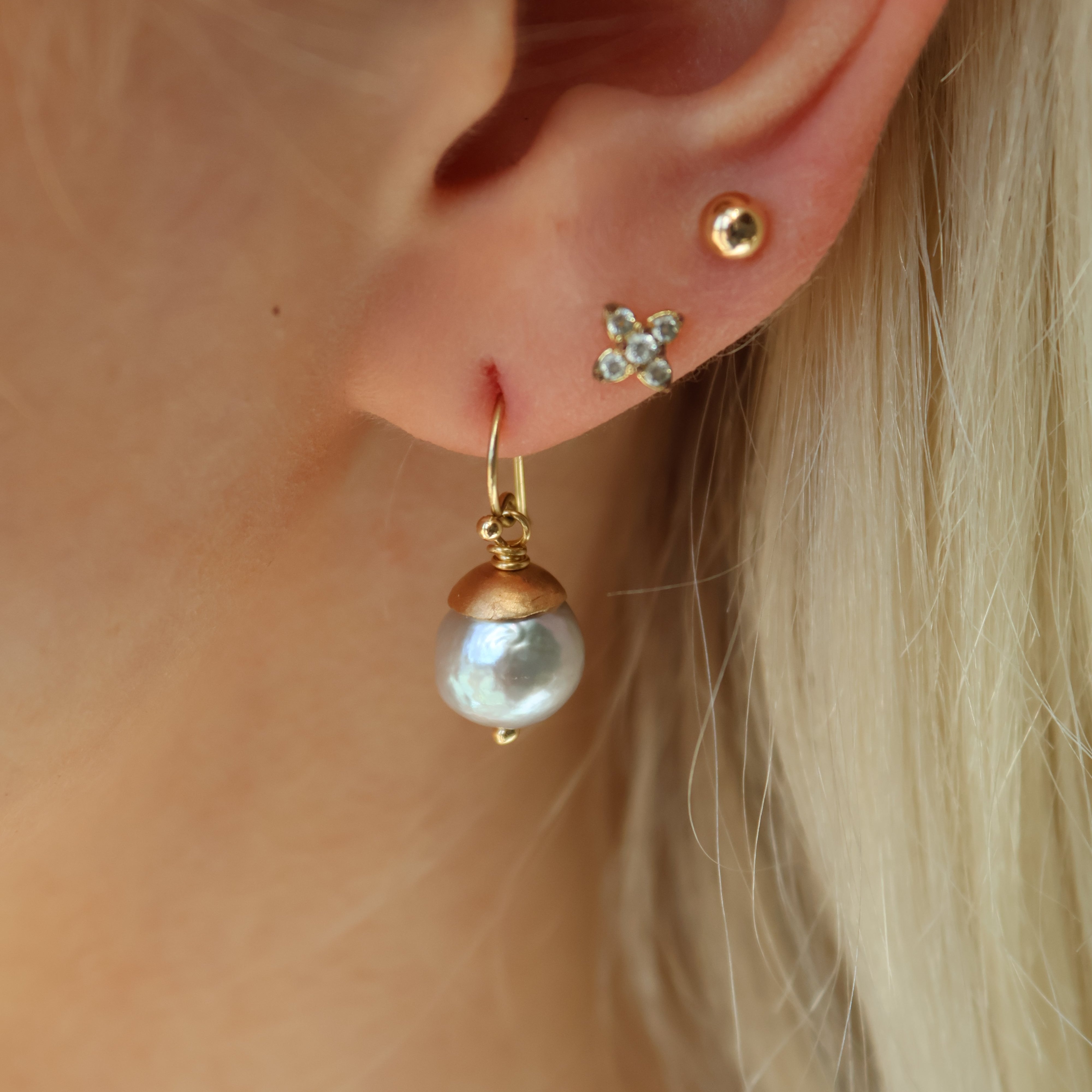 Chunky Pearl Earrings