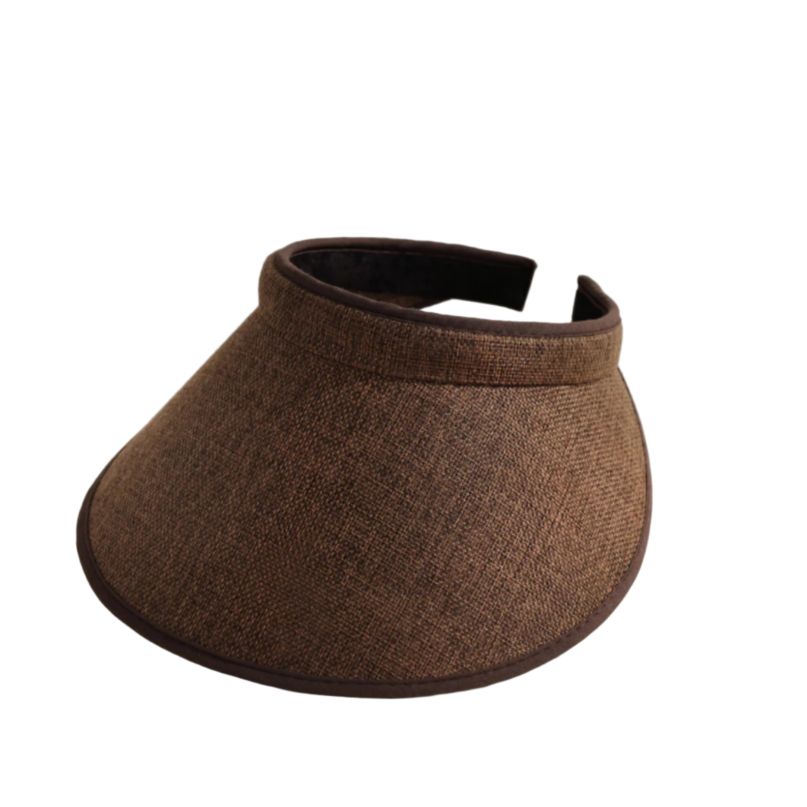 Wide Brim Visor - Espresso